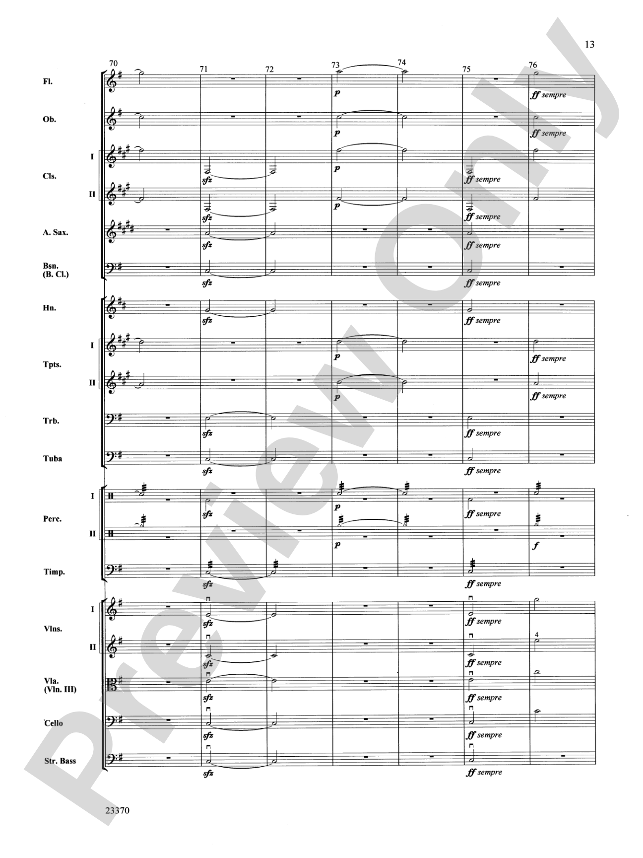 Symphony No. 4: Full Orchestra Conductor Score & Parts