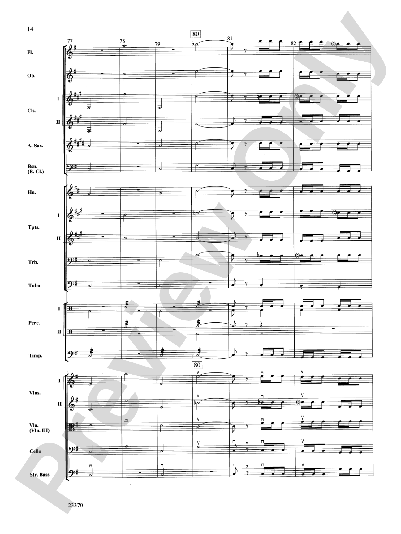 Symphony No. 4: Full Orchestra Conductor Score & Parts