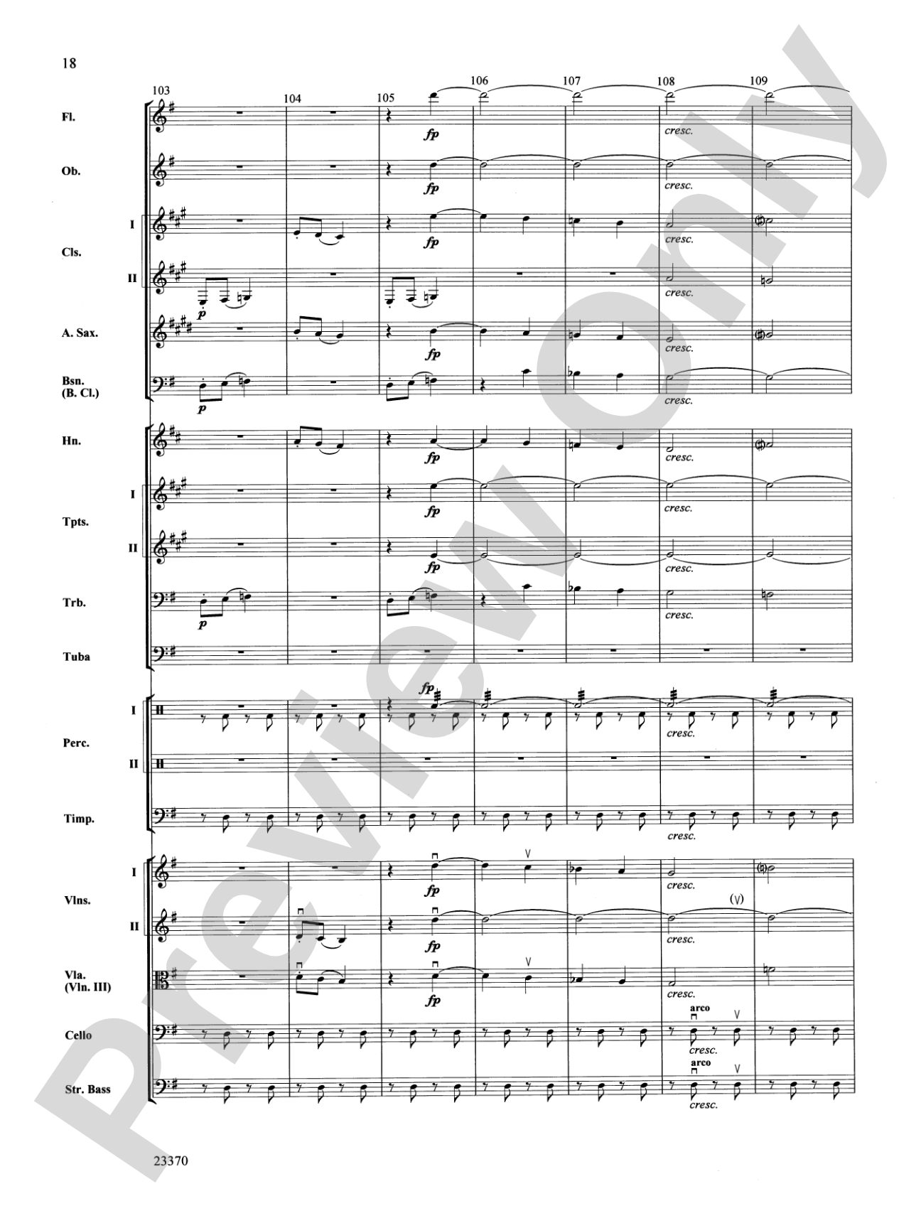 Symphony No. 4: Full Orchestra Conductor Score & Parts