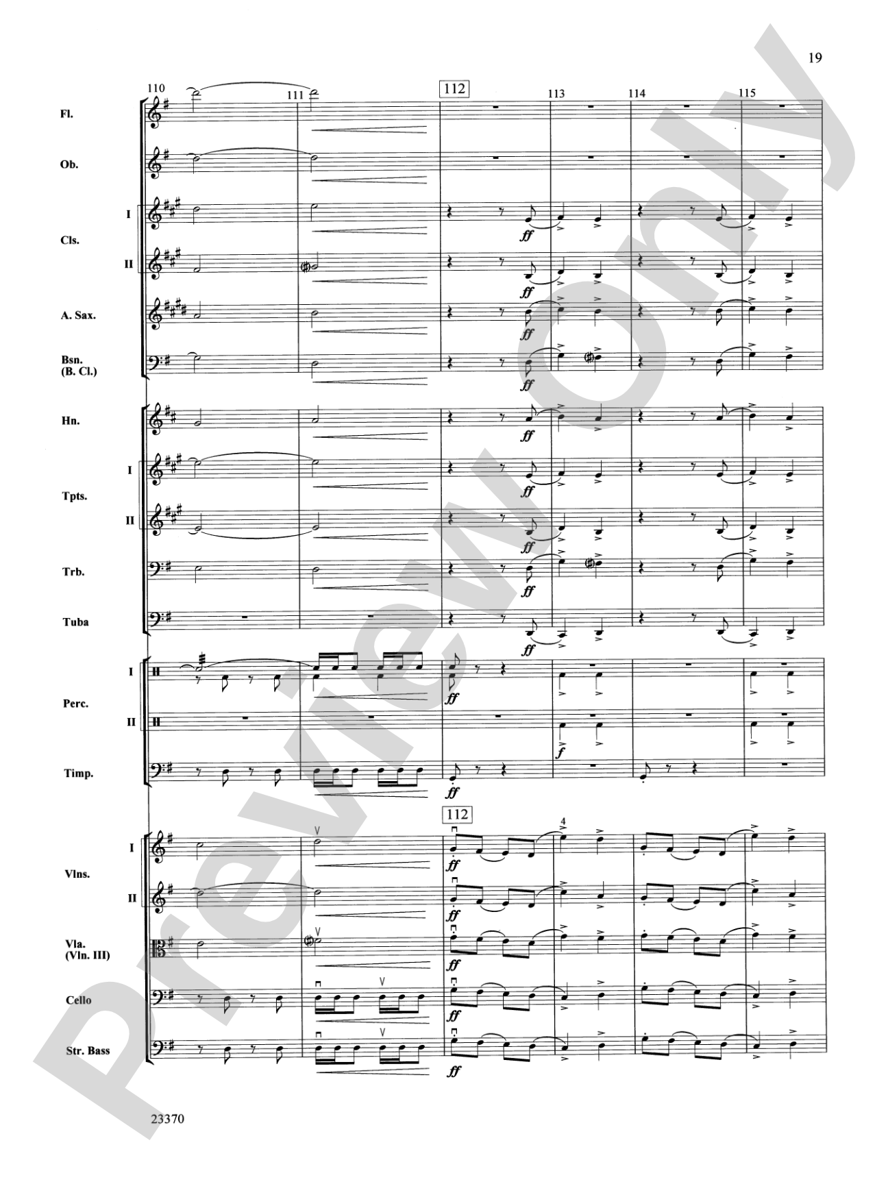 Symphony No. 4: Full Orchestra Conductor Score & Parts