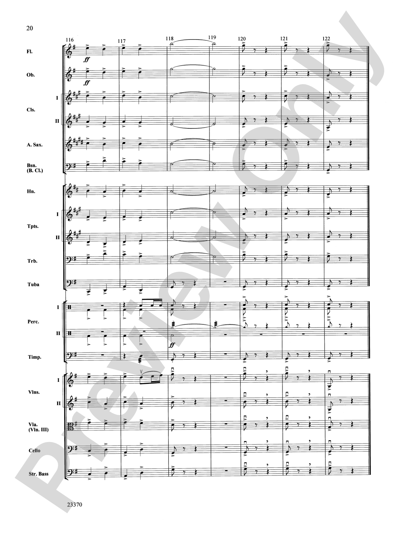 Symphony No. 4: Full Orchestra Conductor Score & Parts