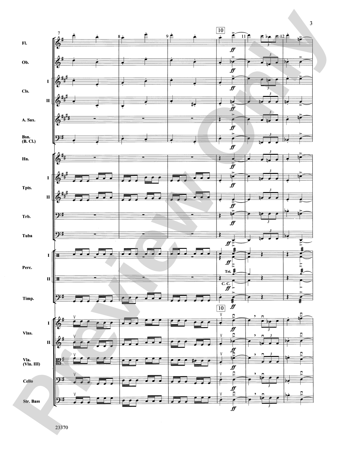 Symphony No. 4: Full Orchestra Conductor Score & Parts