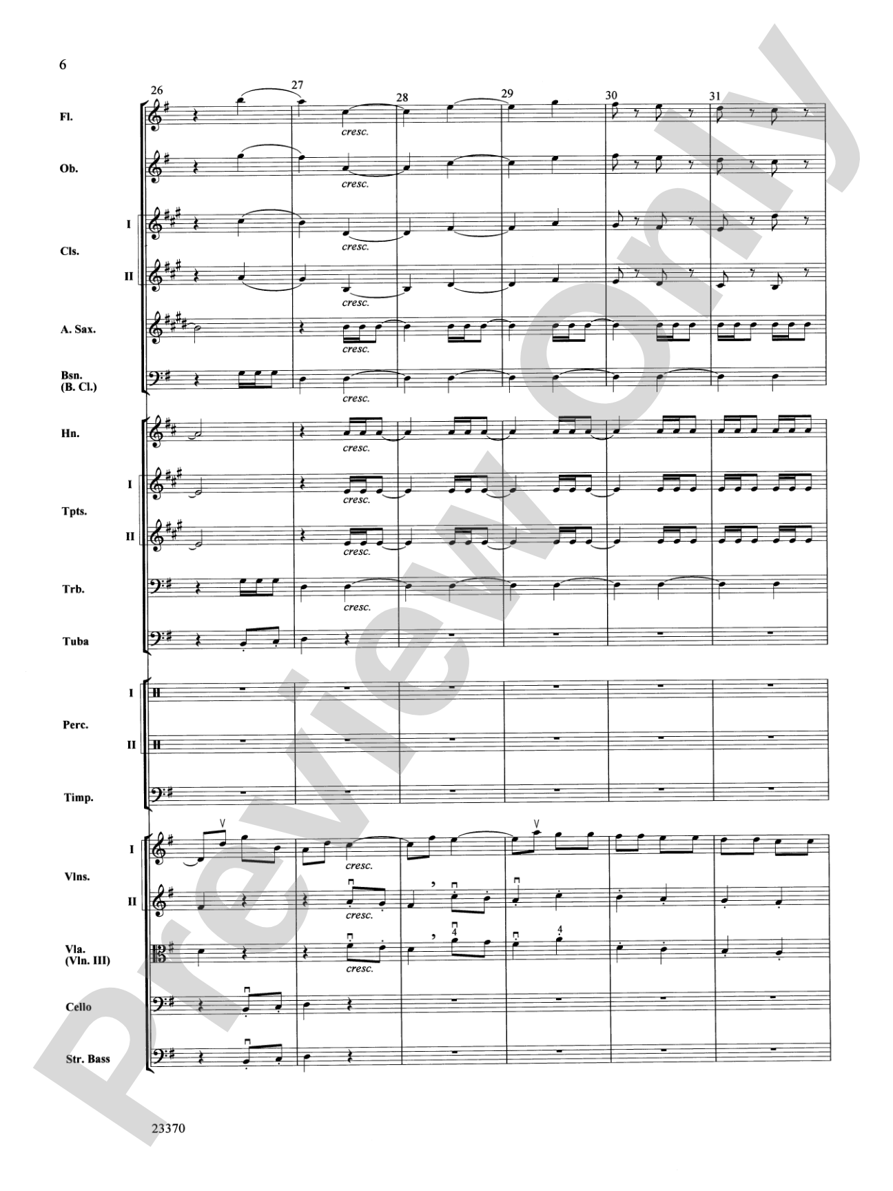 Symphony No. 4: Full Orchestra Conductor Score & Parts