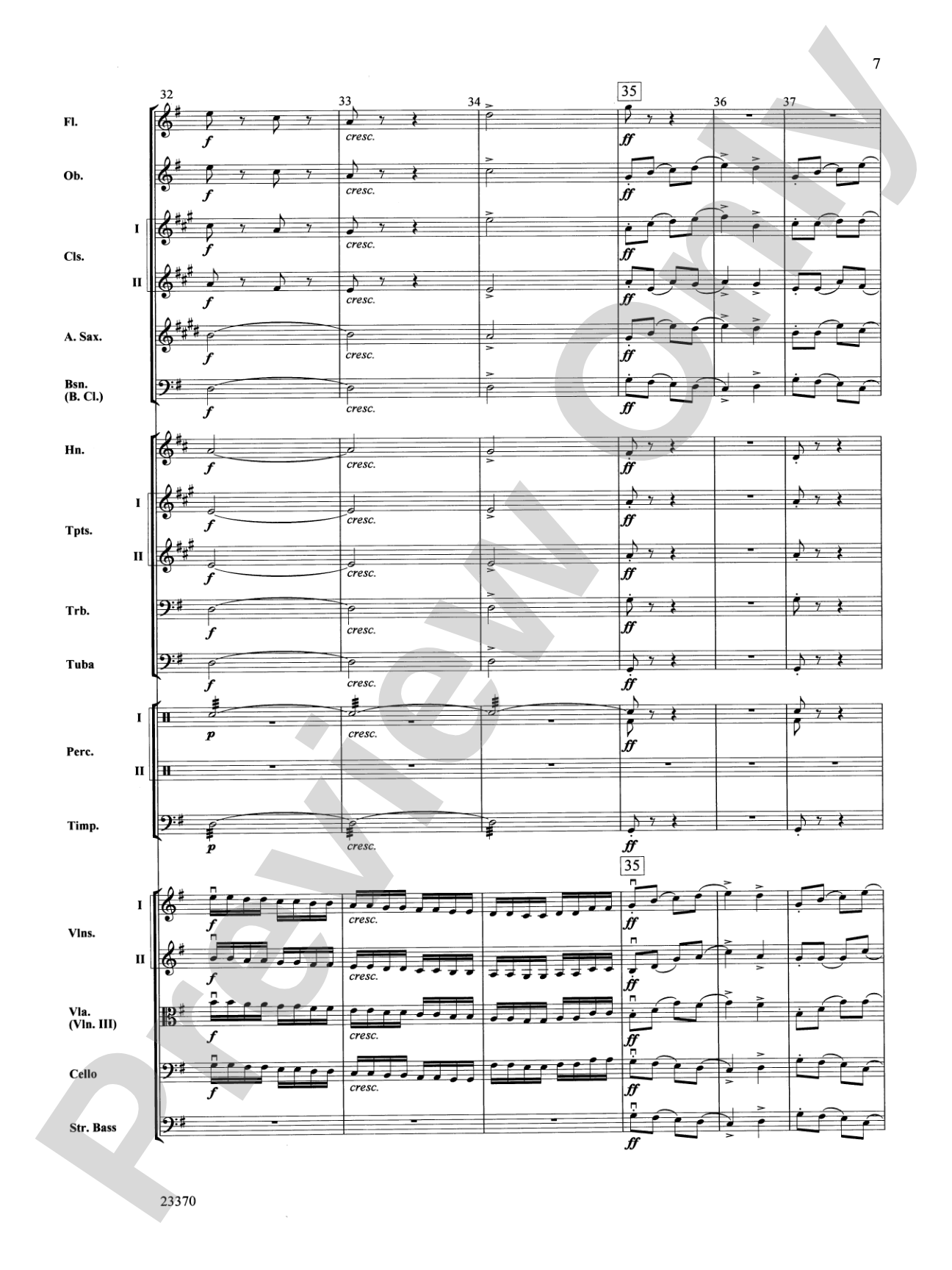 Symphony No. 4: Full Orchestra Conductor Score & Parts