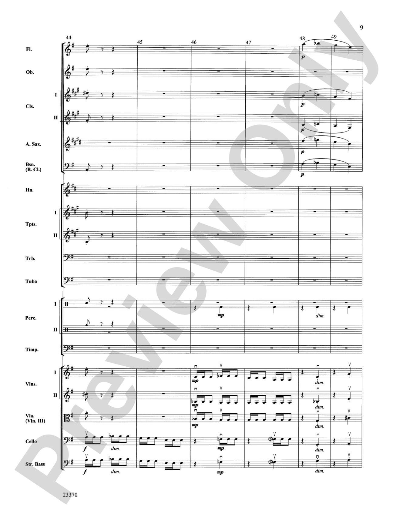 Symphony No. 4: Full Orchestra Conductor Score & Parts