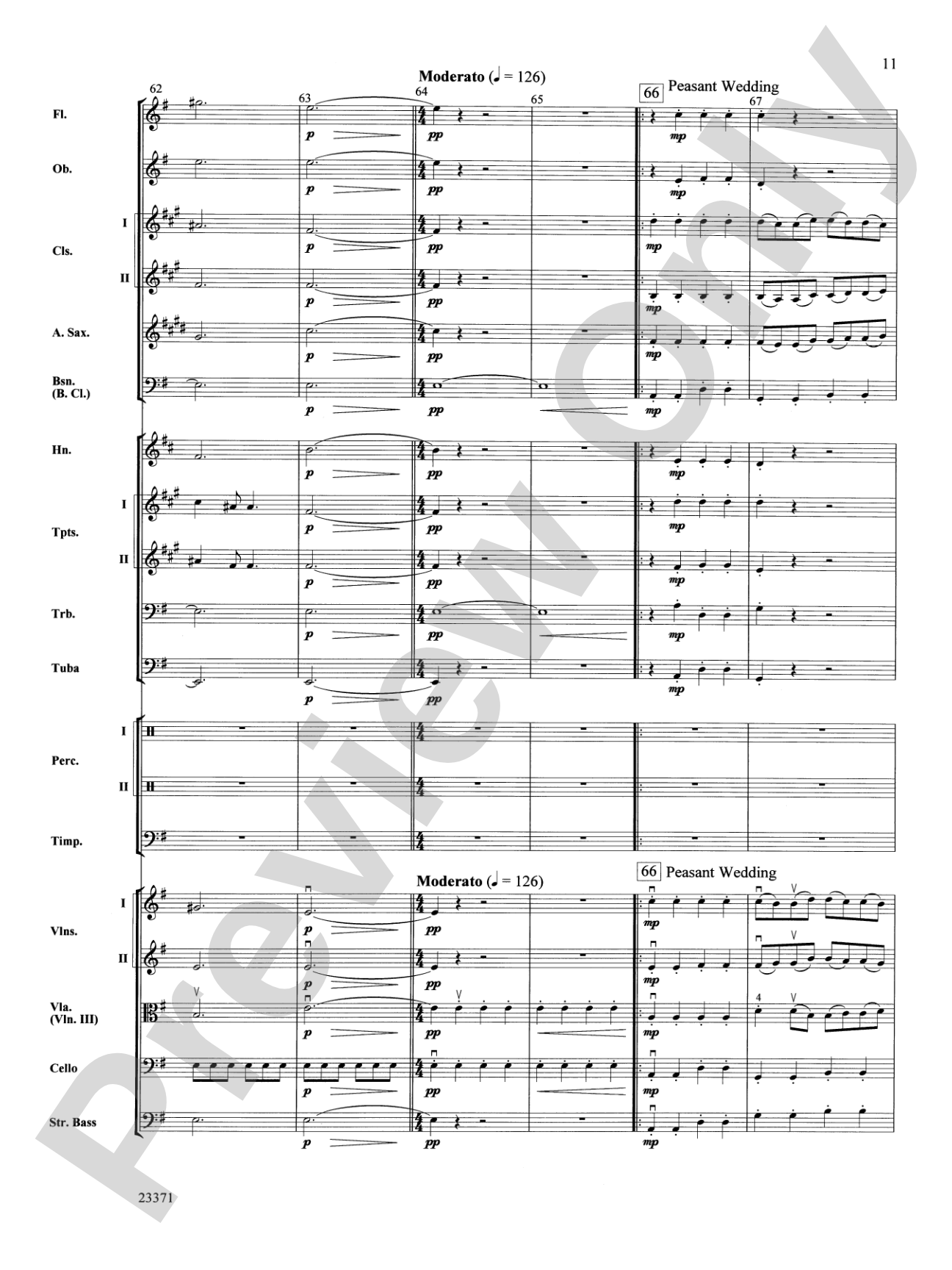 The Moldau: Full Orchestra Conductor Score & Parts