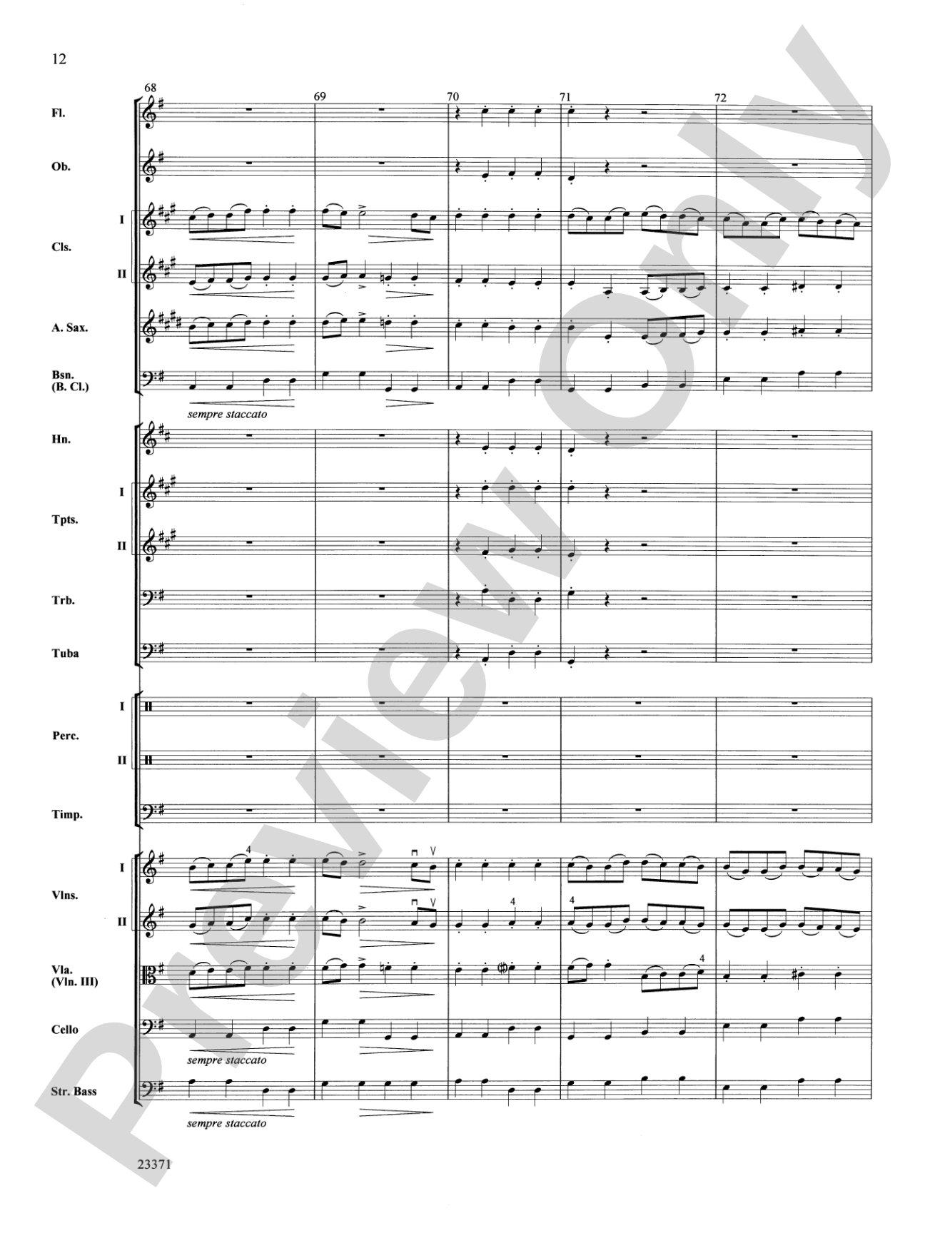 The Moldau: Full Orchestra Conductor Score & Parts