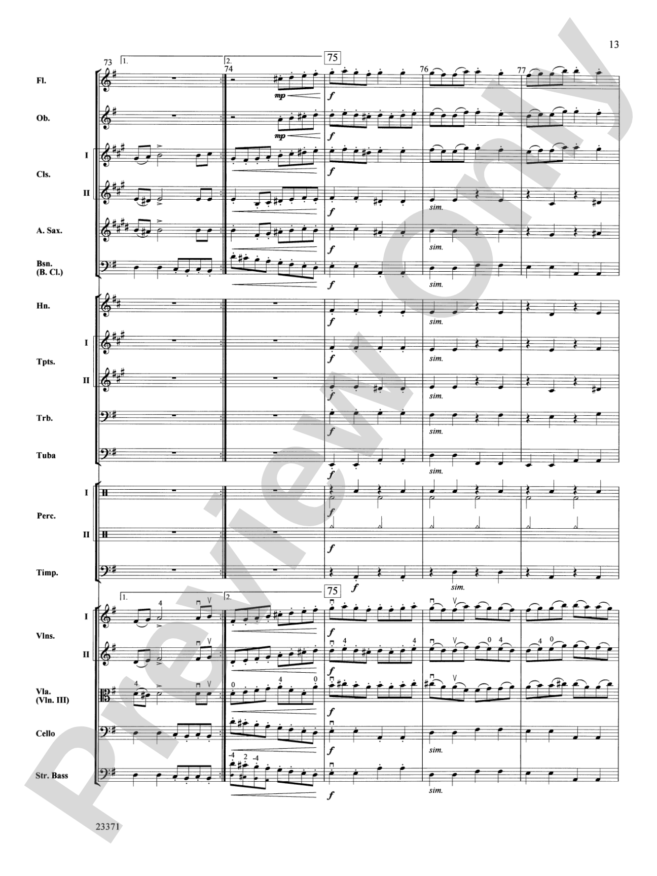 The Moldau: Full Orchestra Conductor Score & Parts