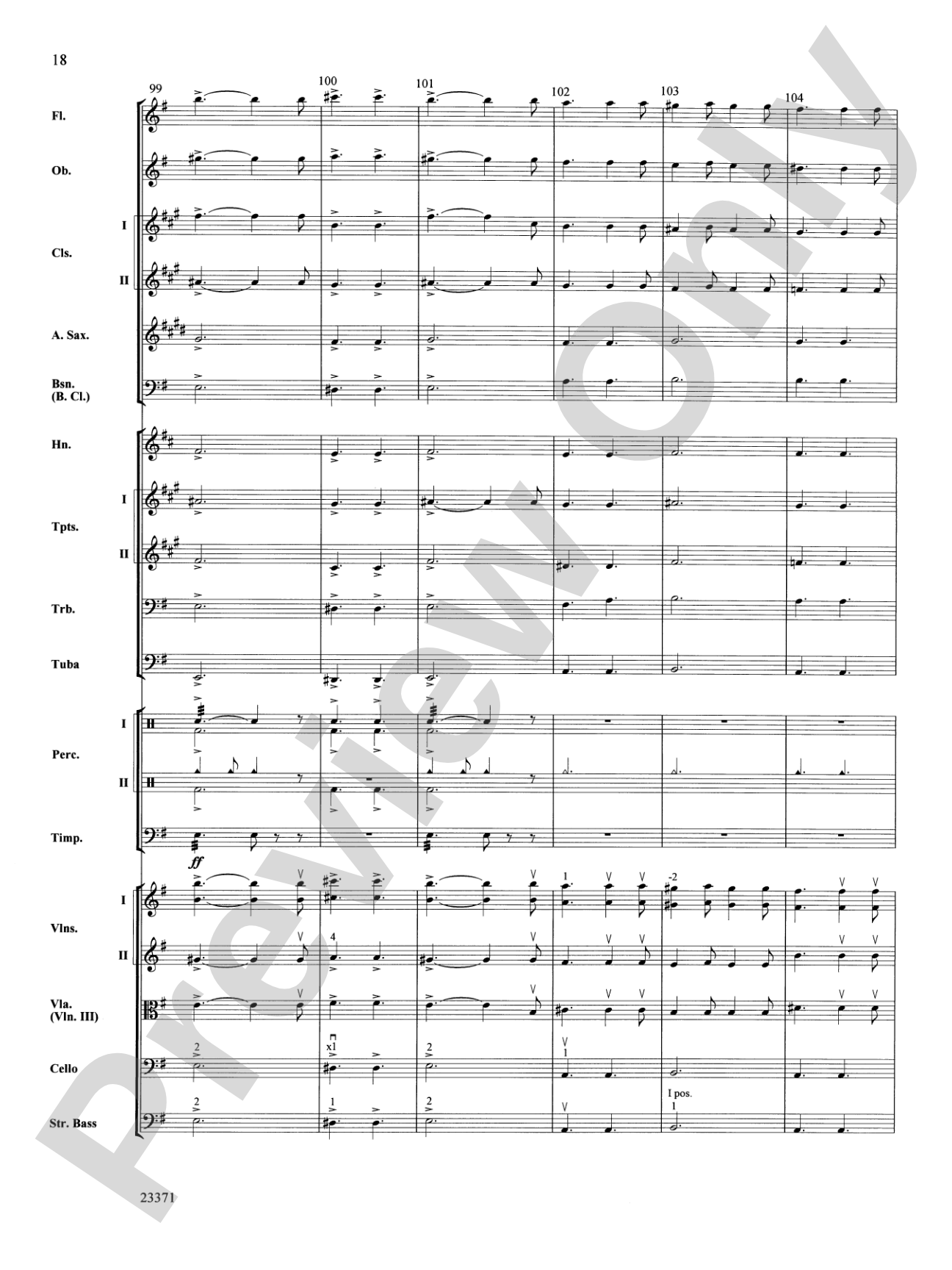 The Moldau: Full Orchestra Conductor Score & Parts