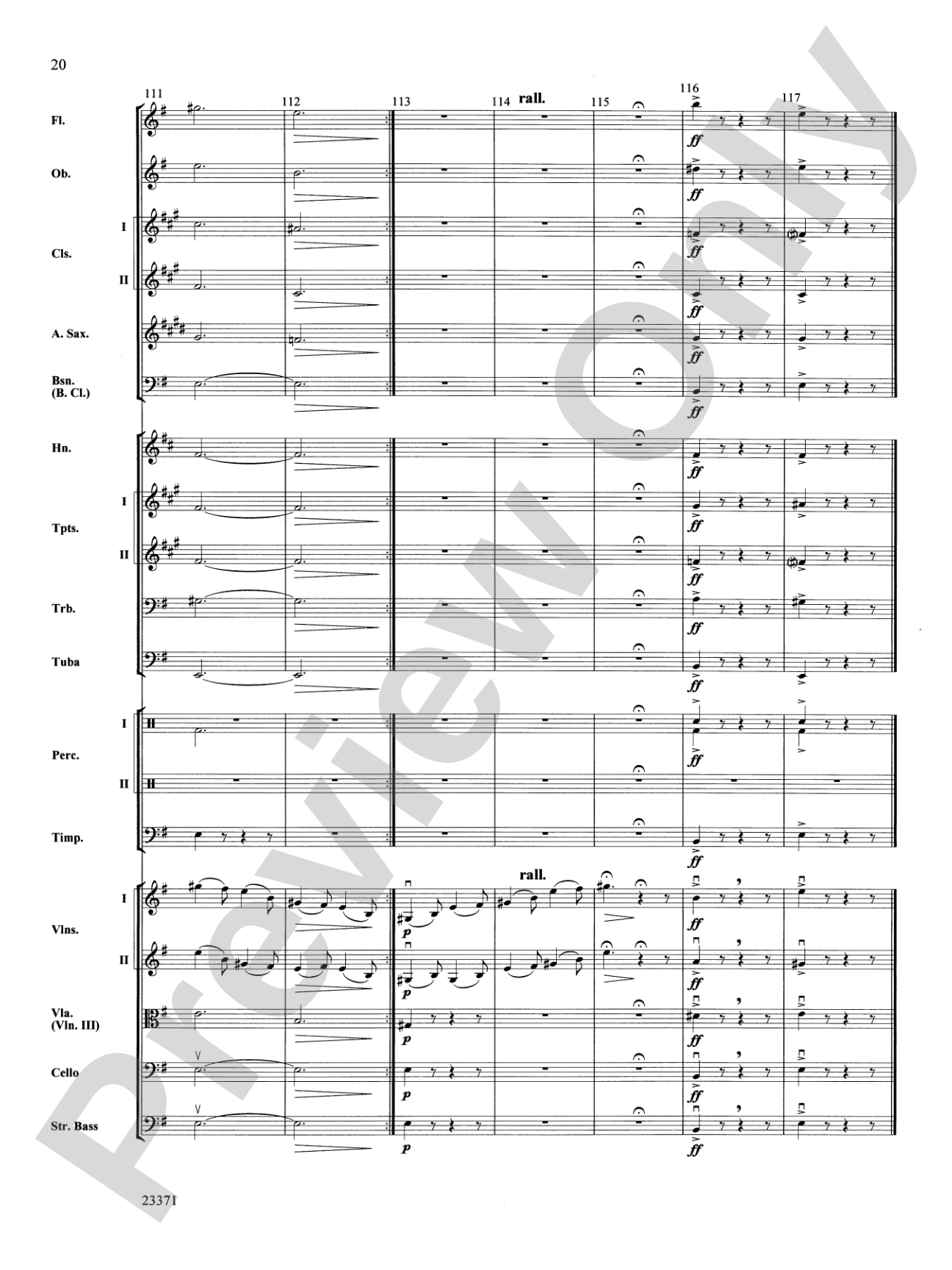The Moldau: Full Orchestra Conductor Score & Parts