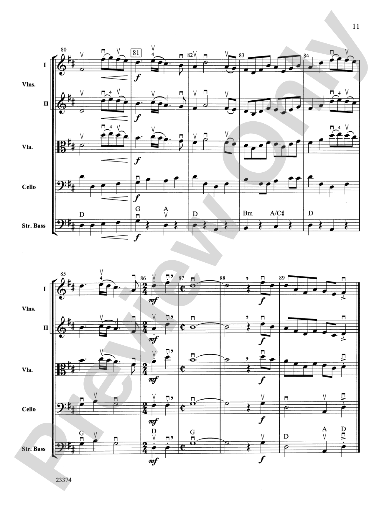 Red Lodge Reel: String Orchestra Conductor Score & Parts
