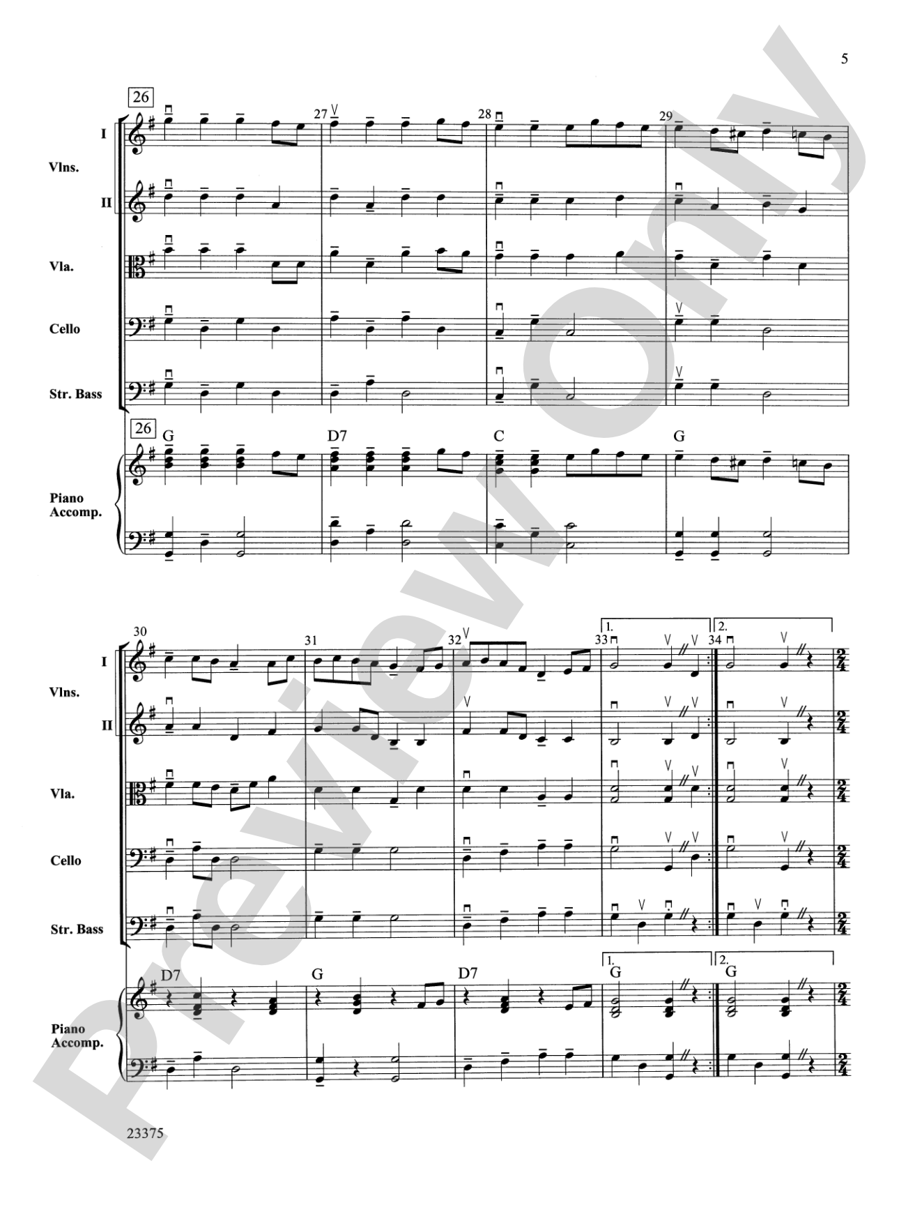 Scandanavian Fiddle Suite: String Orchestra Conductor Score & Parts