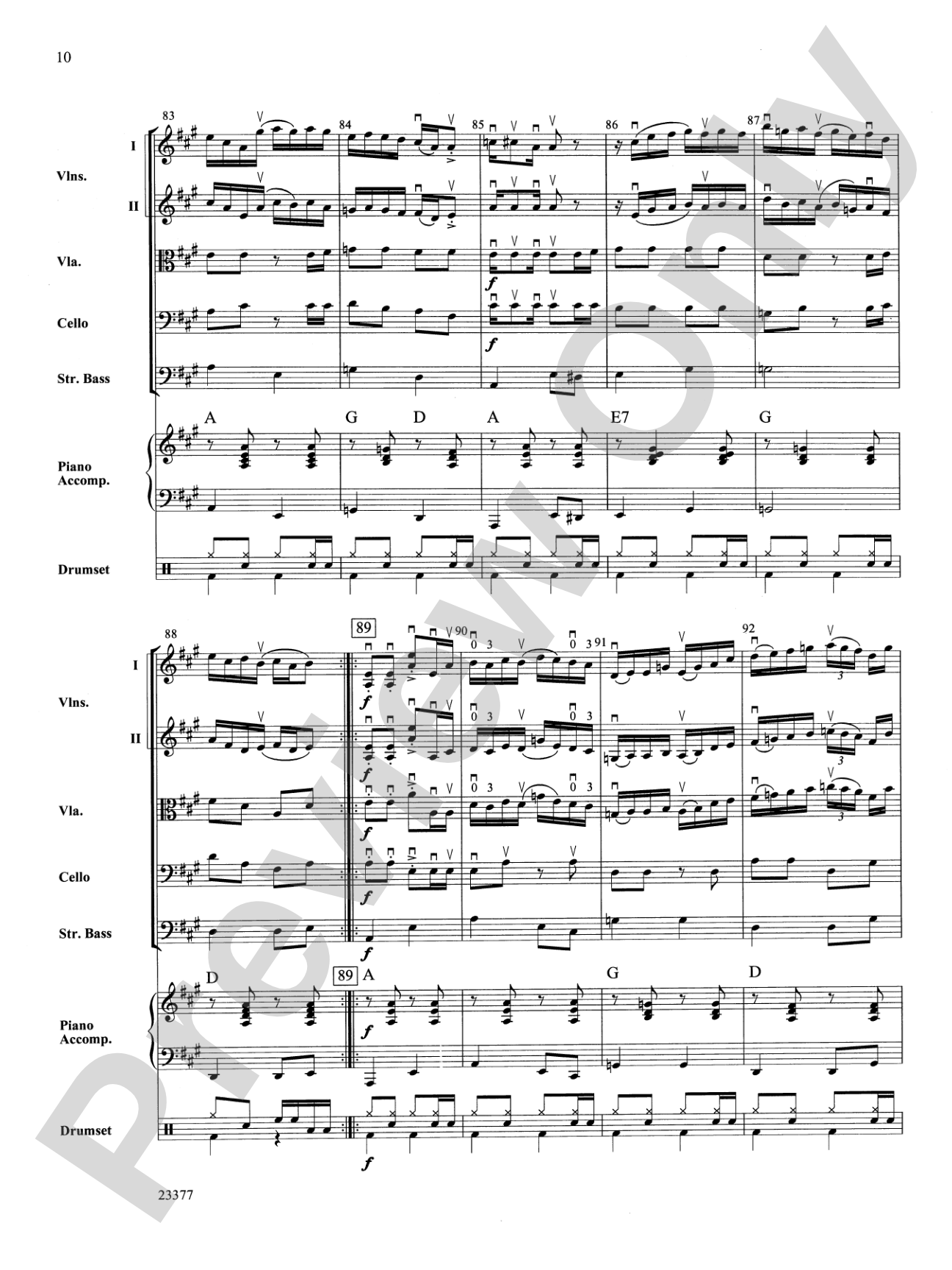 Front Porch Jam: String Orchestra Conductor Score & Parts