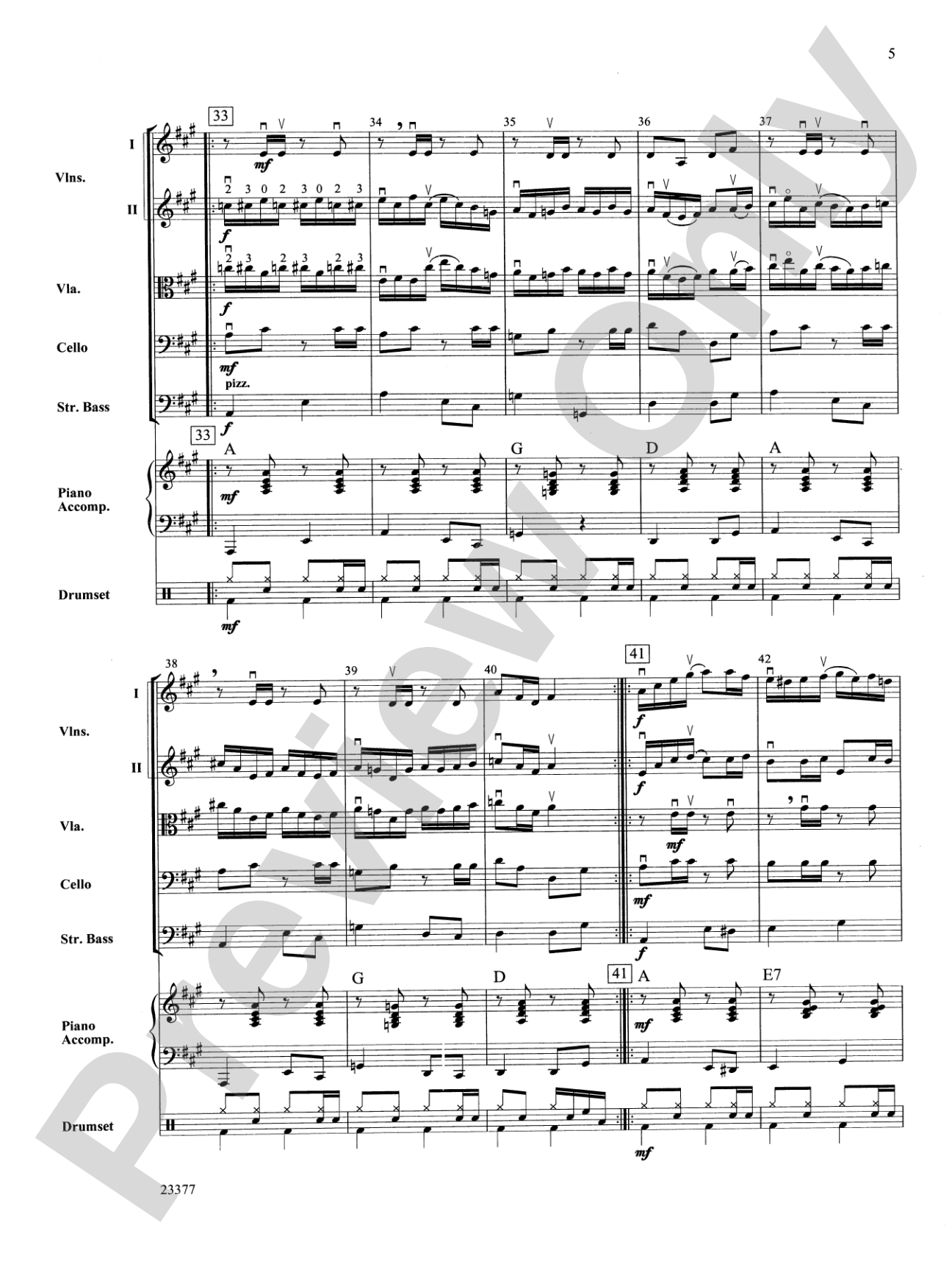 Front Porch Jam: String Orchestra Conductor Score & Parts