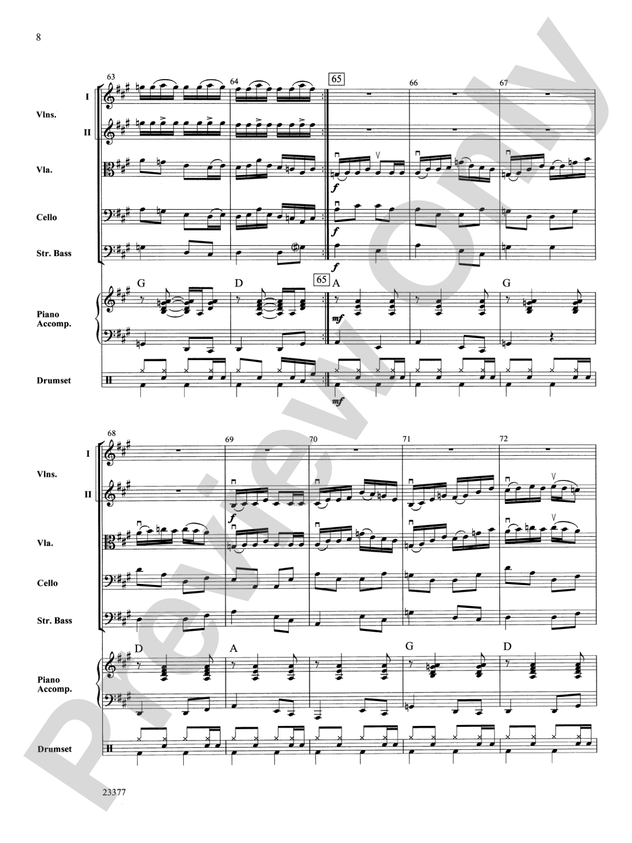 Front Porch Jam: String Orchestra Conductor Score & Parts