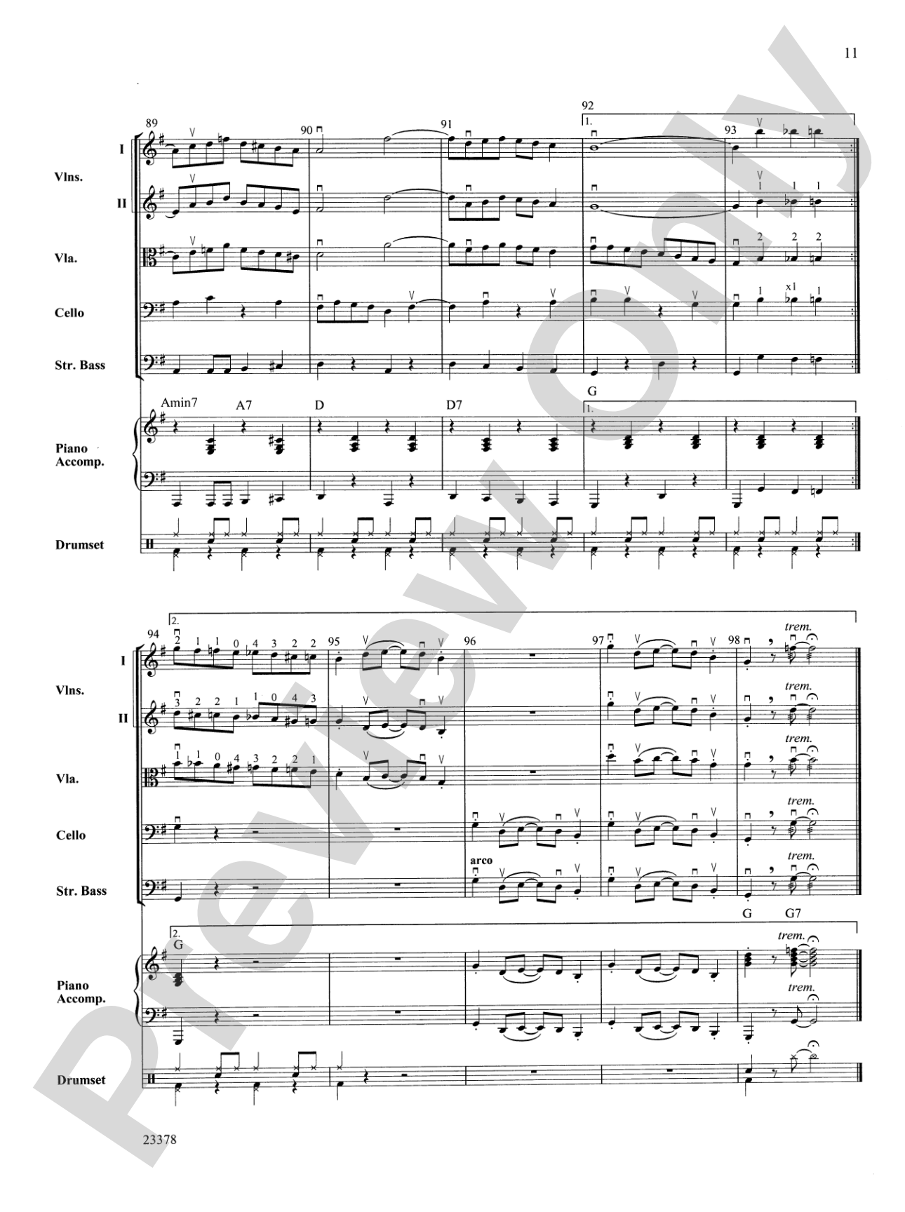 Swingin' Fiddles: String Orchestra Conductor Score & Parts