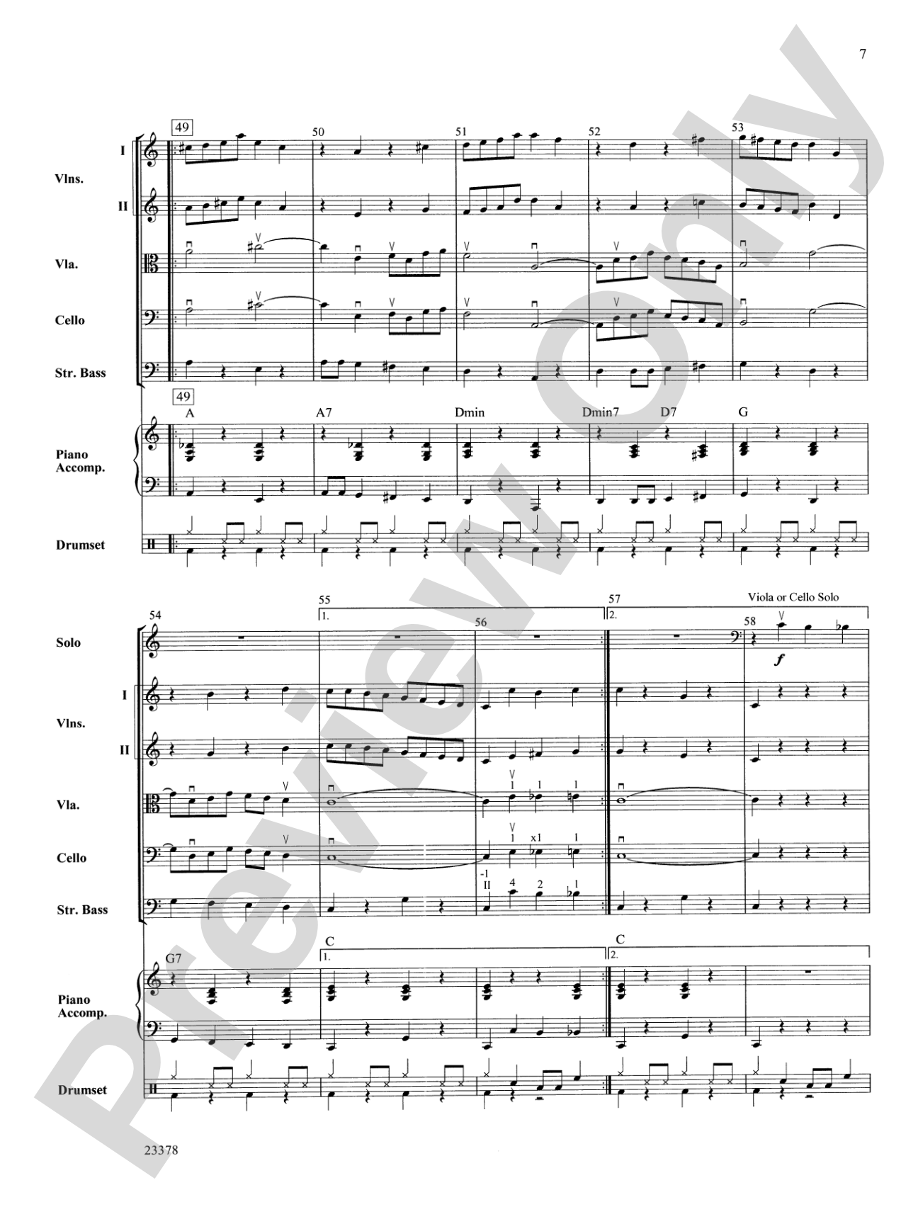 Swingin' Fiddles: String Orchestra Conductor Score & Parts