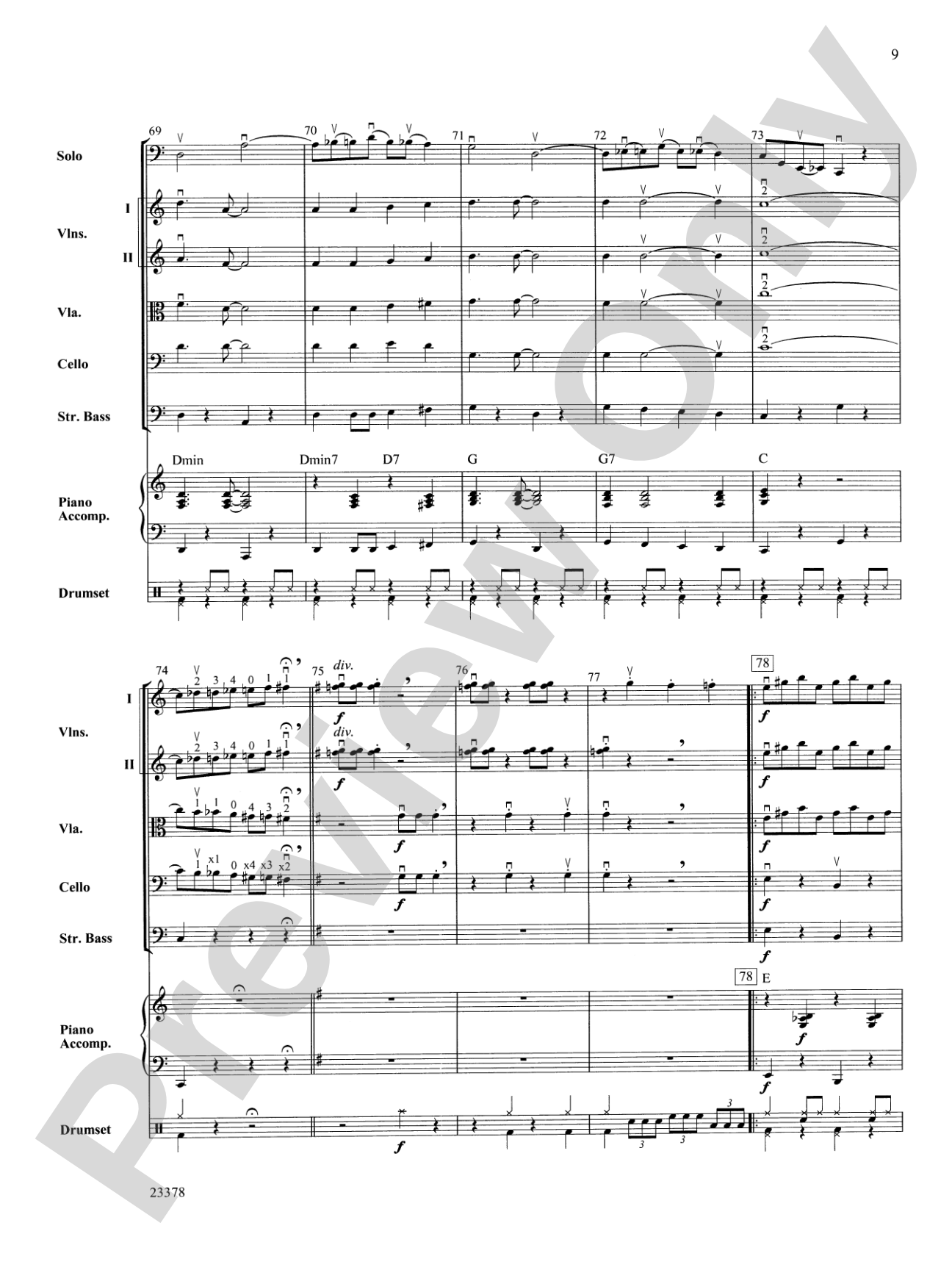 Swingin' Fiddles: String Orchestra Conductor Score & Parts