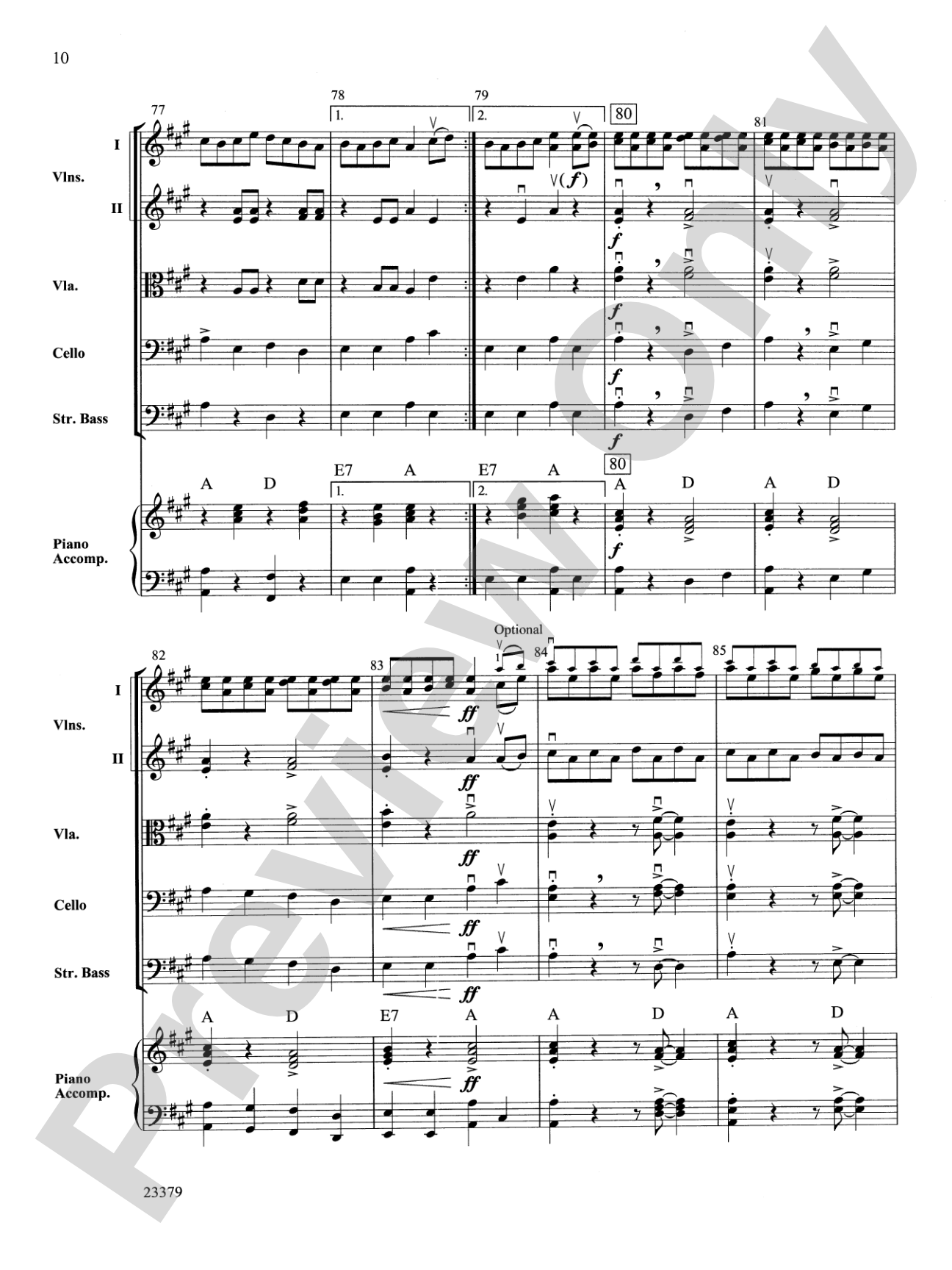 Old Molly Hare: String Orchestra Conductor Score & Parts