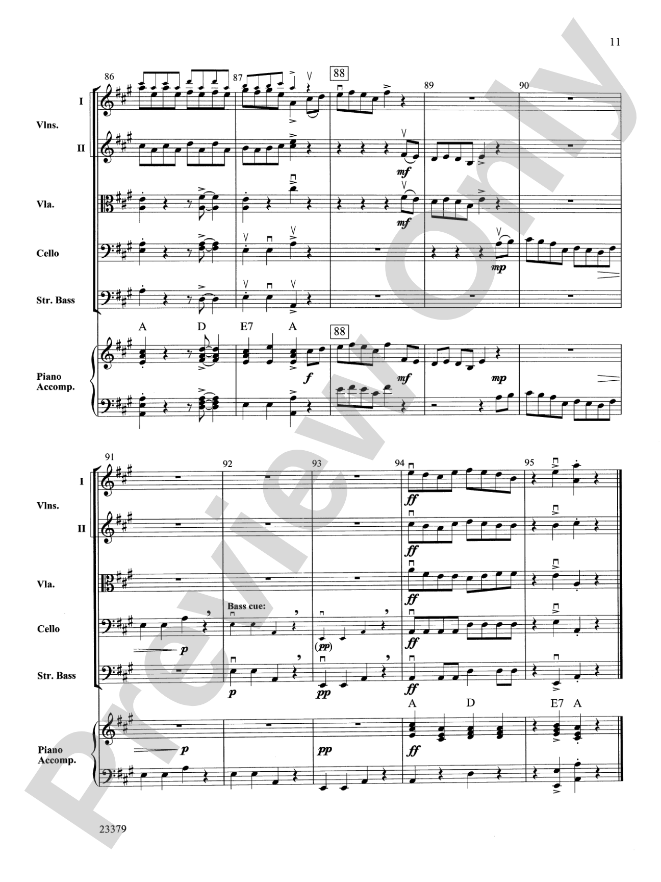 Old Molly Hare: String Orchestra Conductor Score & Parts