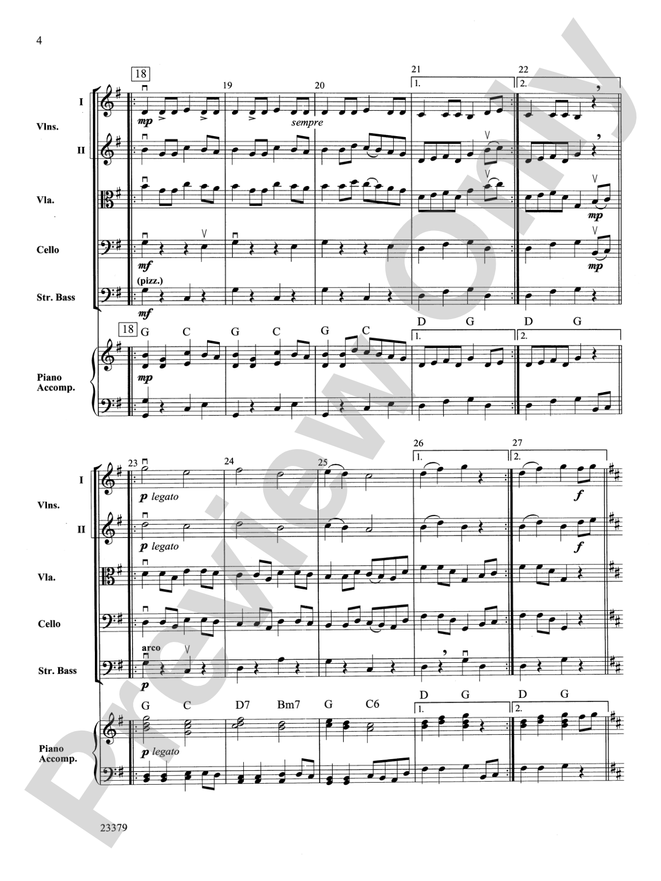 Old Molly Hare: String Orchestra Conductor Score & Parts