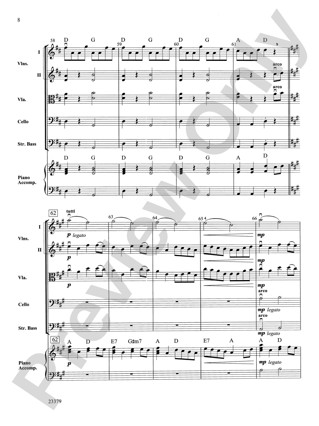 Old Molly Hare: String Orchestra Conductor Score & Parts
