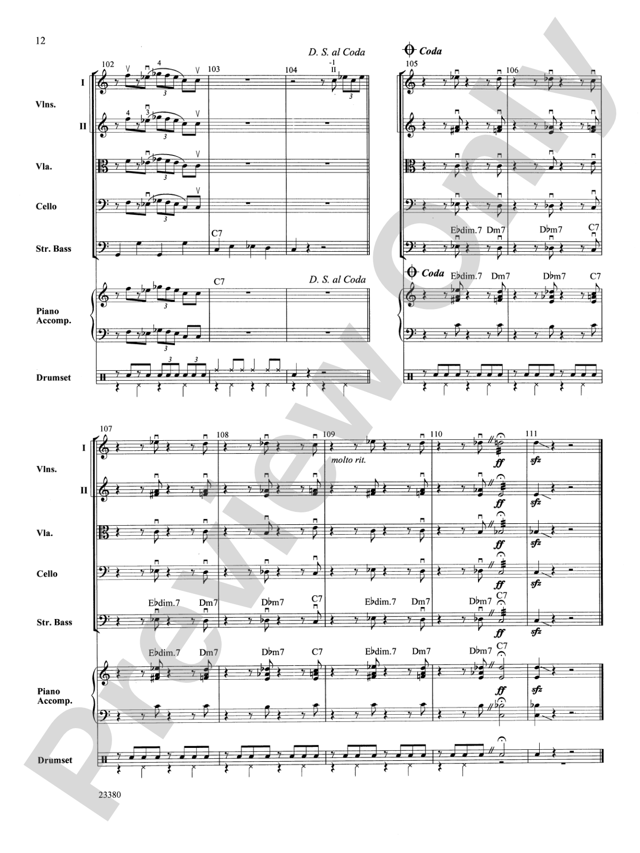 Levitation: String Orchestra Conductor Score & Parts