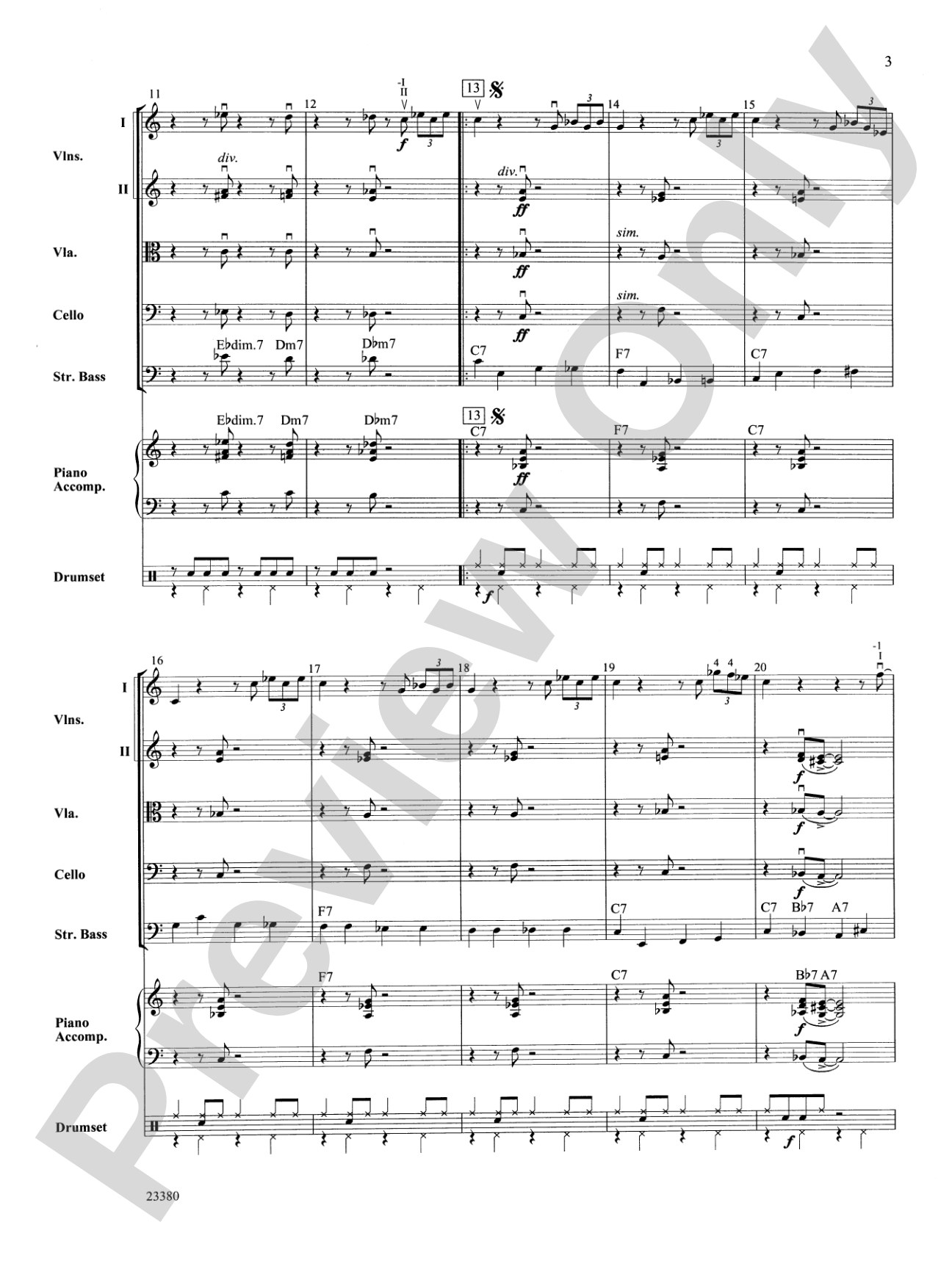 Levitation: String Orchestra Conductor Score & Parts
