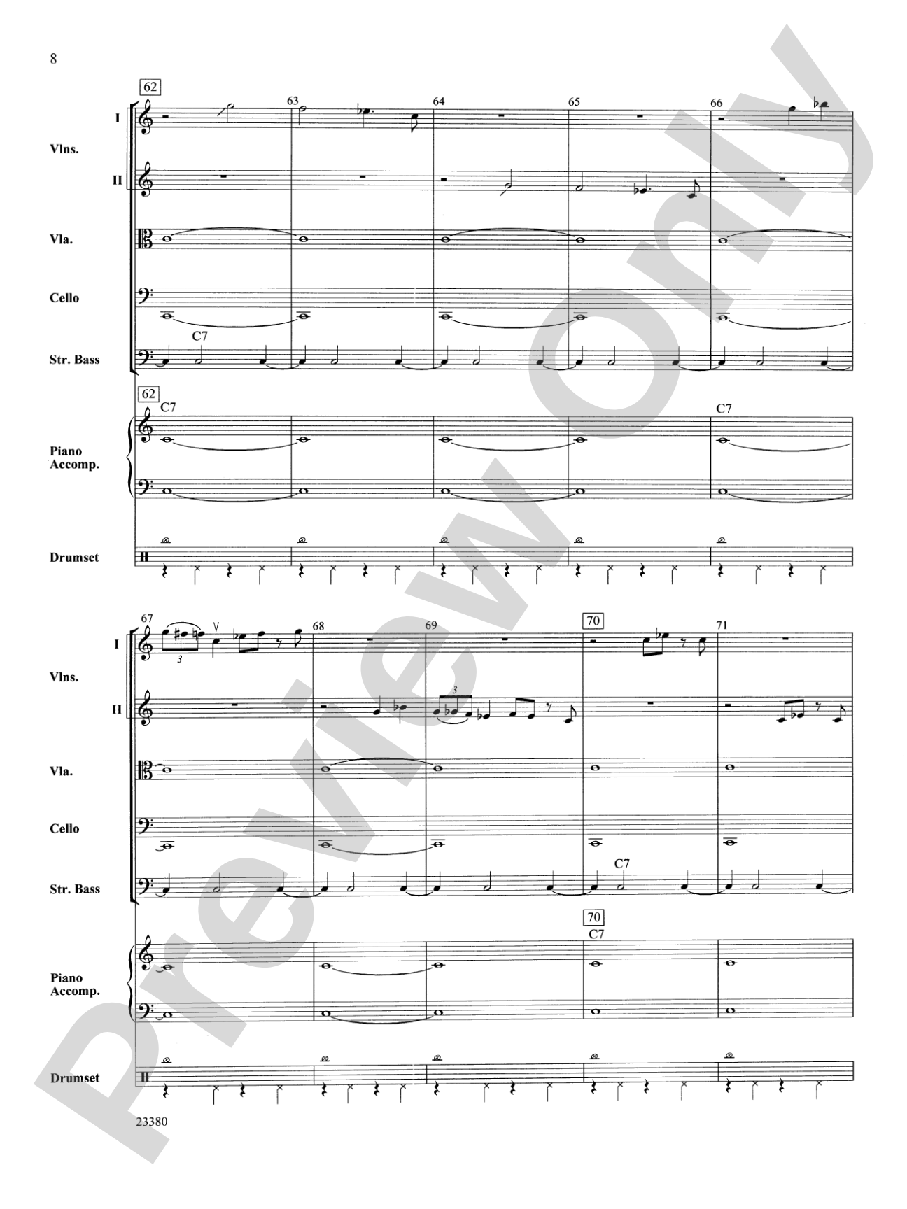 Levitation: String Orchestra Conductor Score & Parts