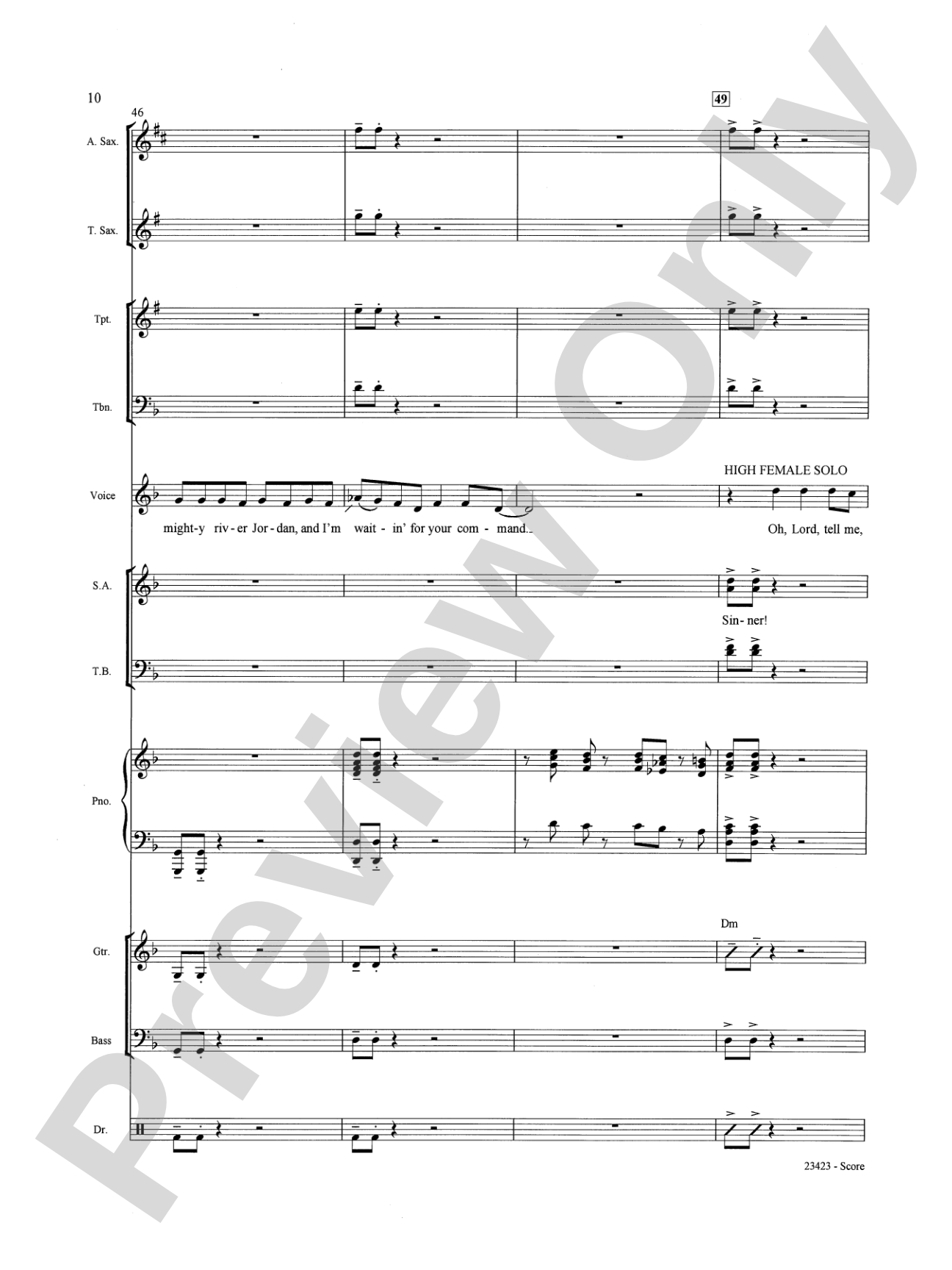 Oh, Sinner!: Choral SoundPax