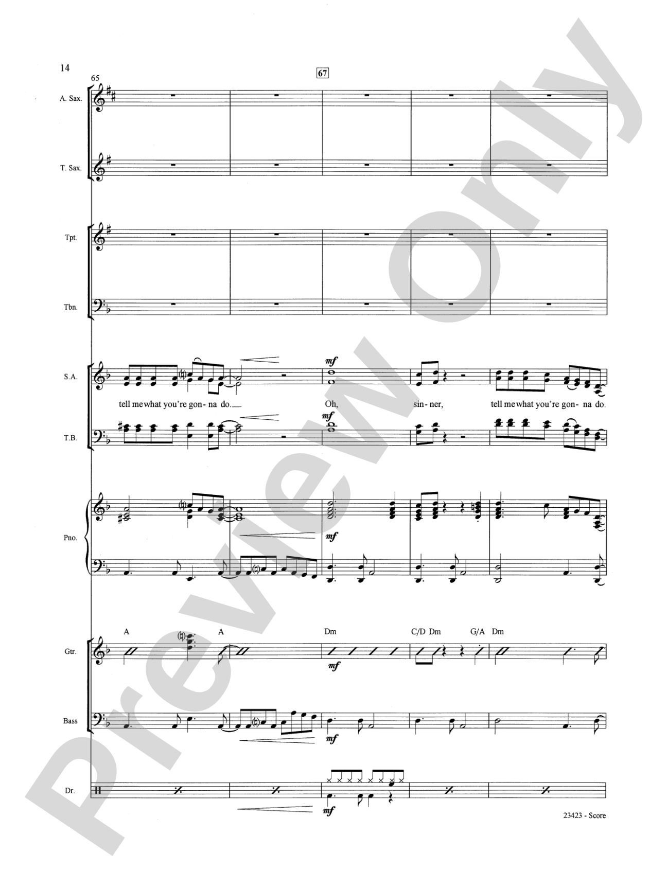 Oh, Sinner!: Choral SoundPax
