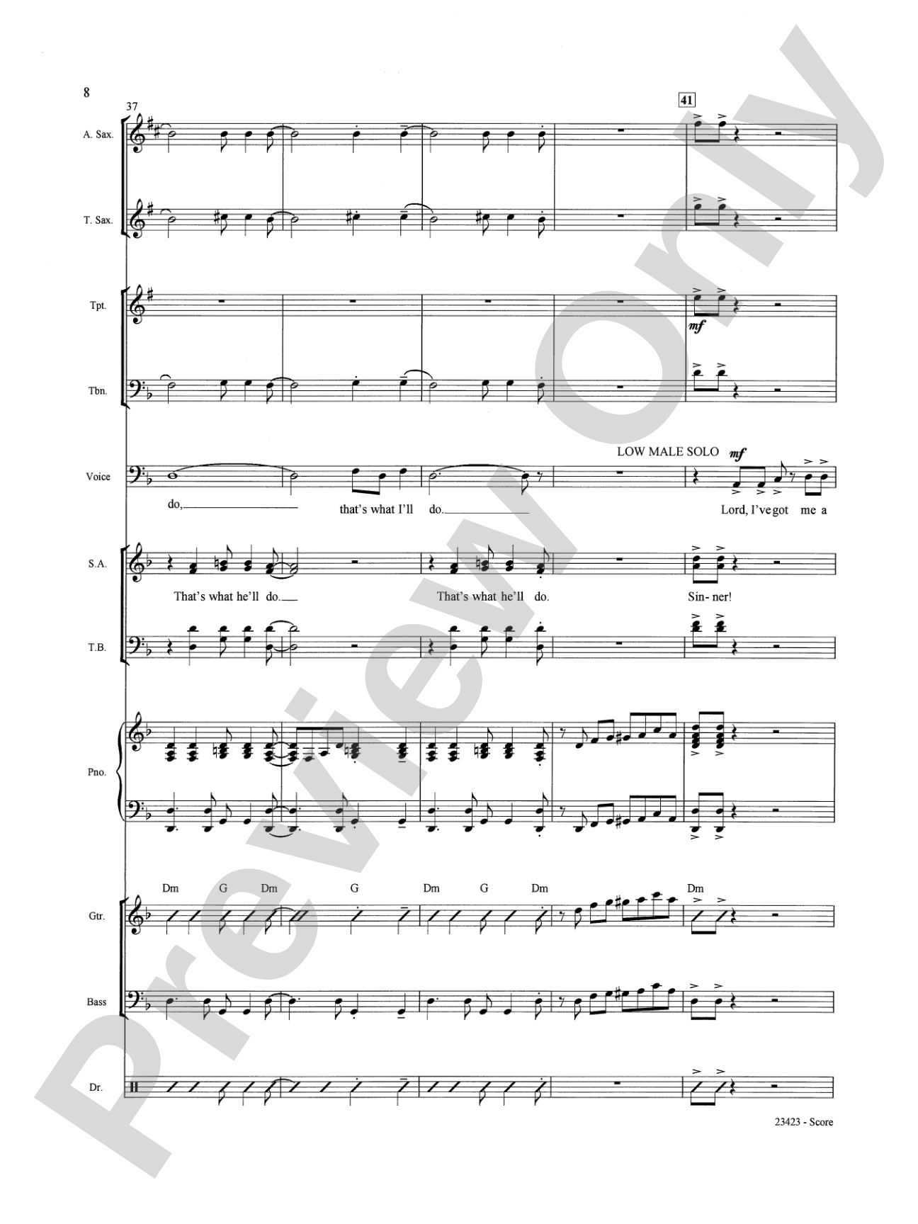 Oh, Sinner!: Choral SoundPax