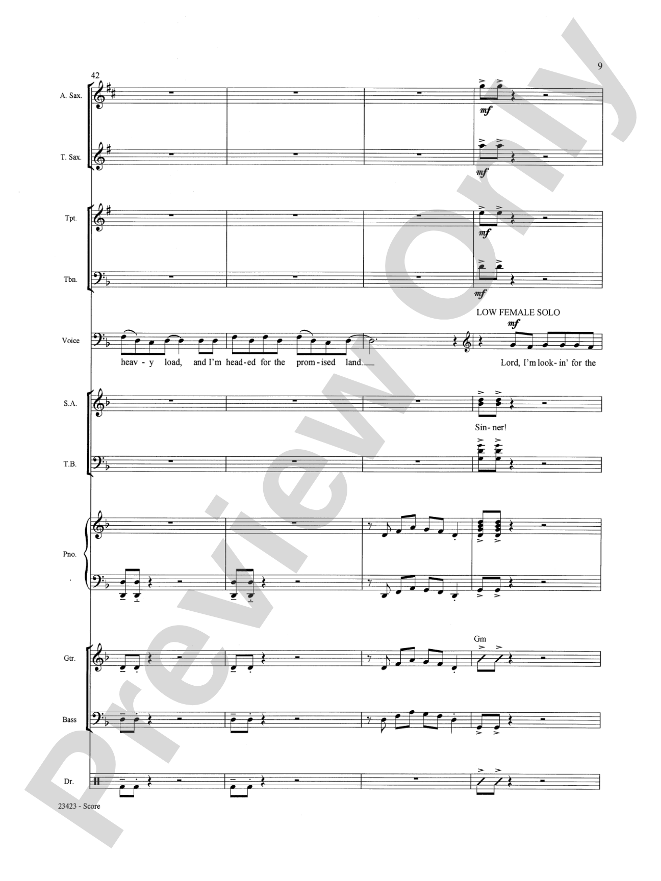 Oh, Sinner!: Choral SoundPax