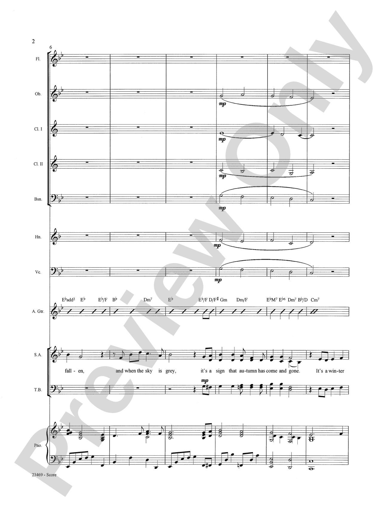A Winter Day: Choral SoundPax