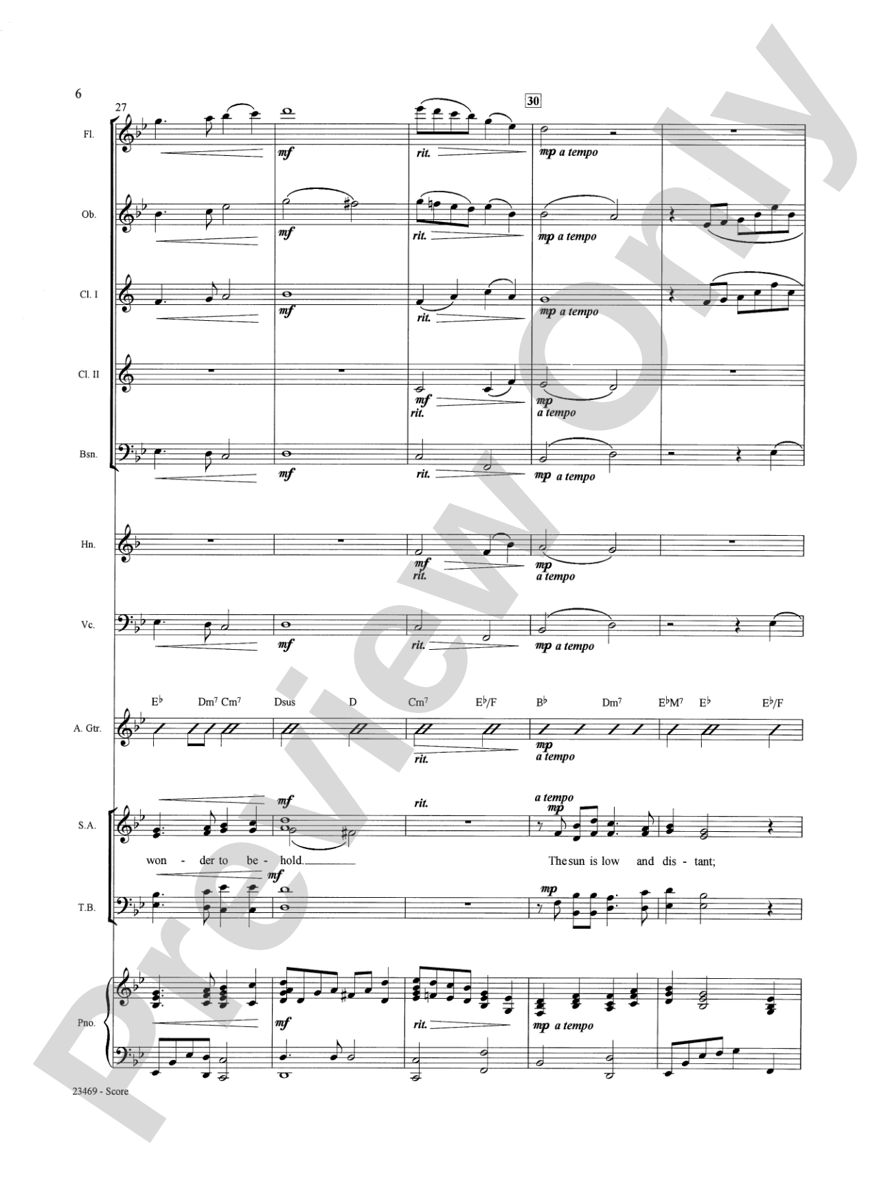 A Winter Day: Choral SoundPax