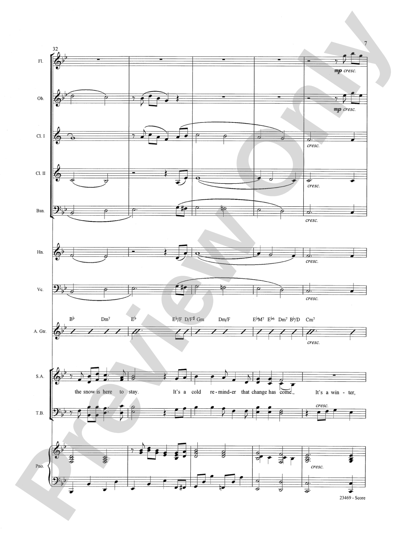 A Winter Day: Choral SoundPax