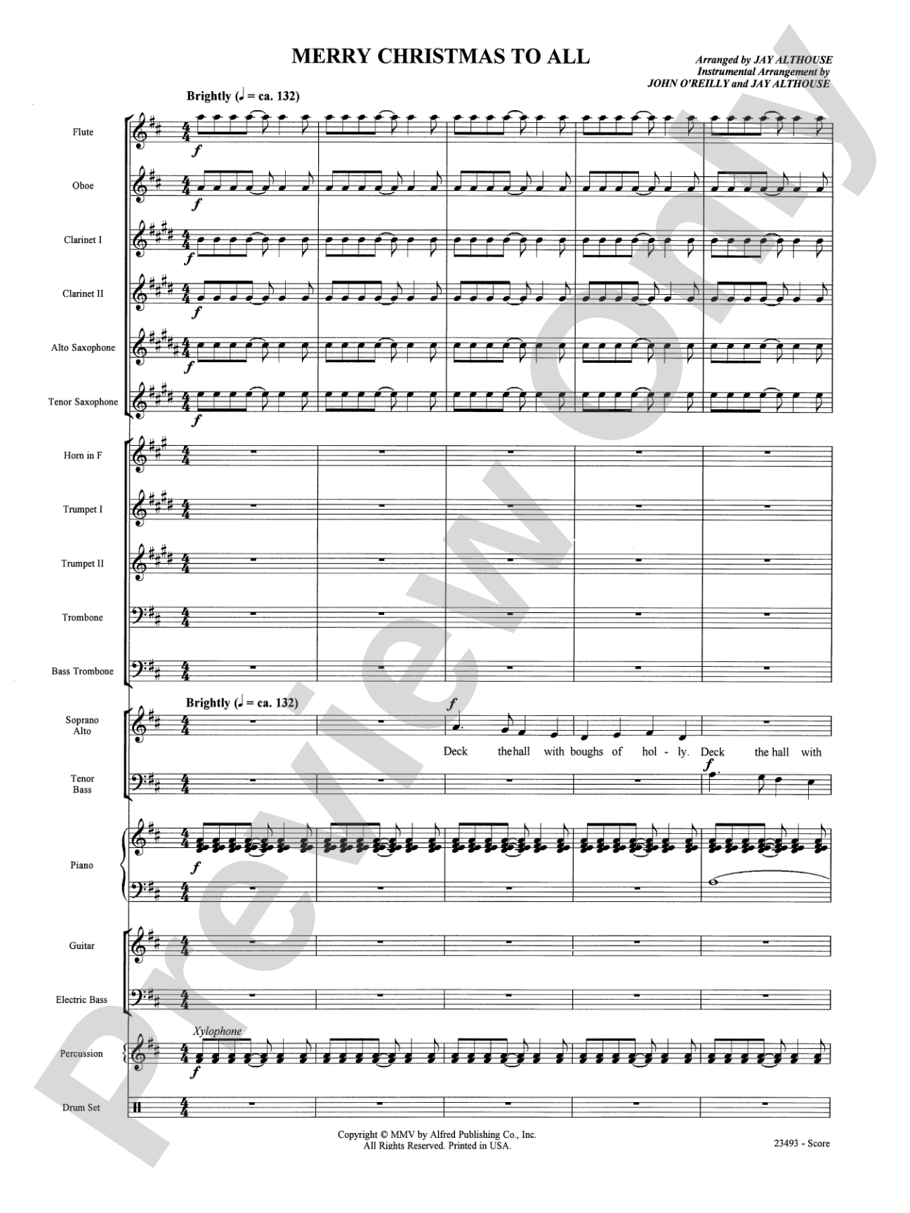 Merry Christmas to All (A Medley of Carols): Choral SoundPax