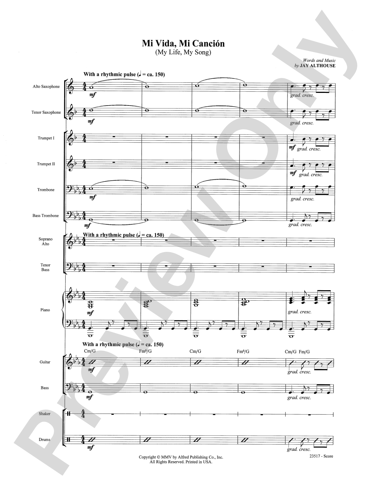 Mi Vida, Mi Canción (My Life, My Song): Choral SoundPax