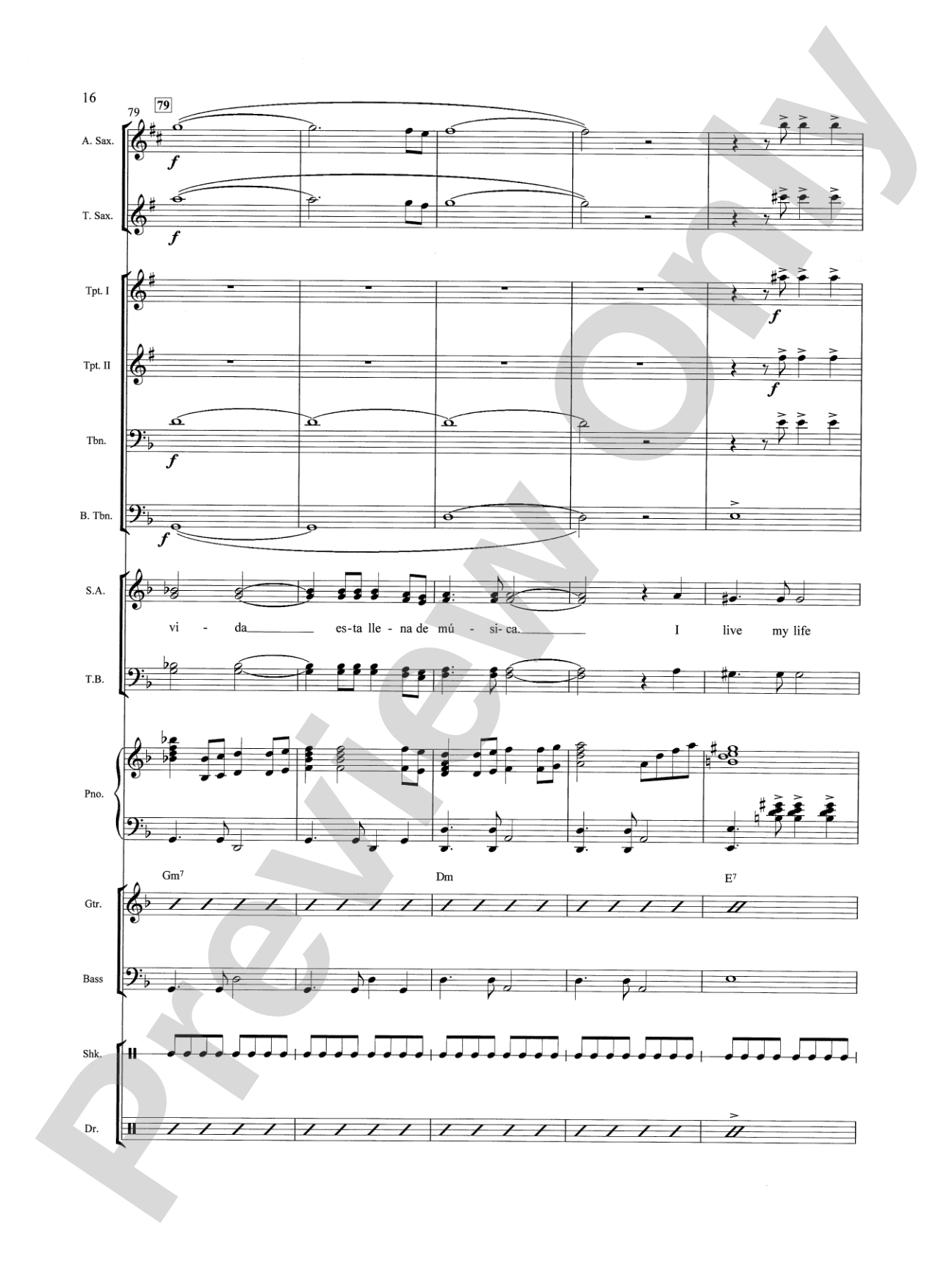 Mi Vida, Mi Canción (My Life, My Song): Choral SoundPax