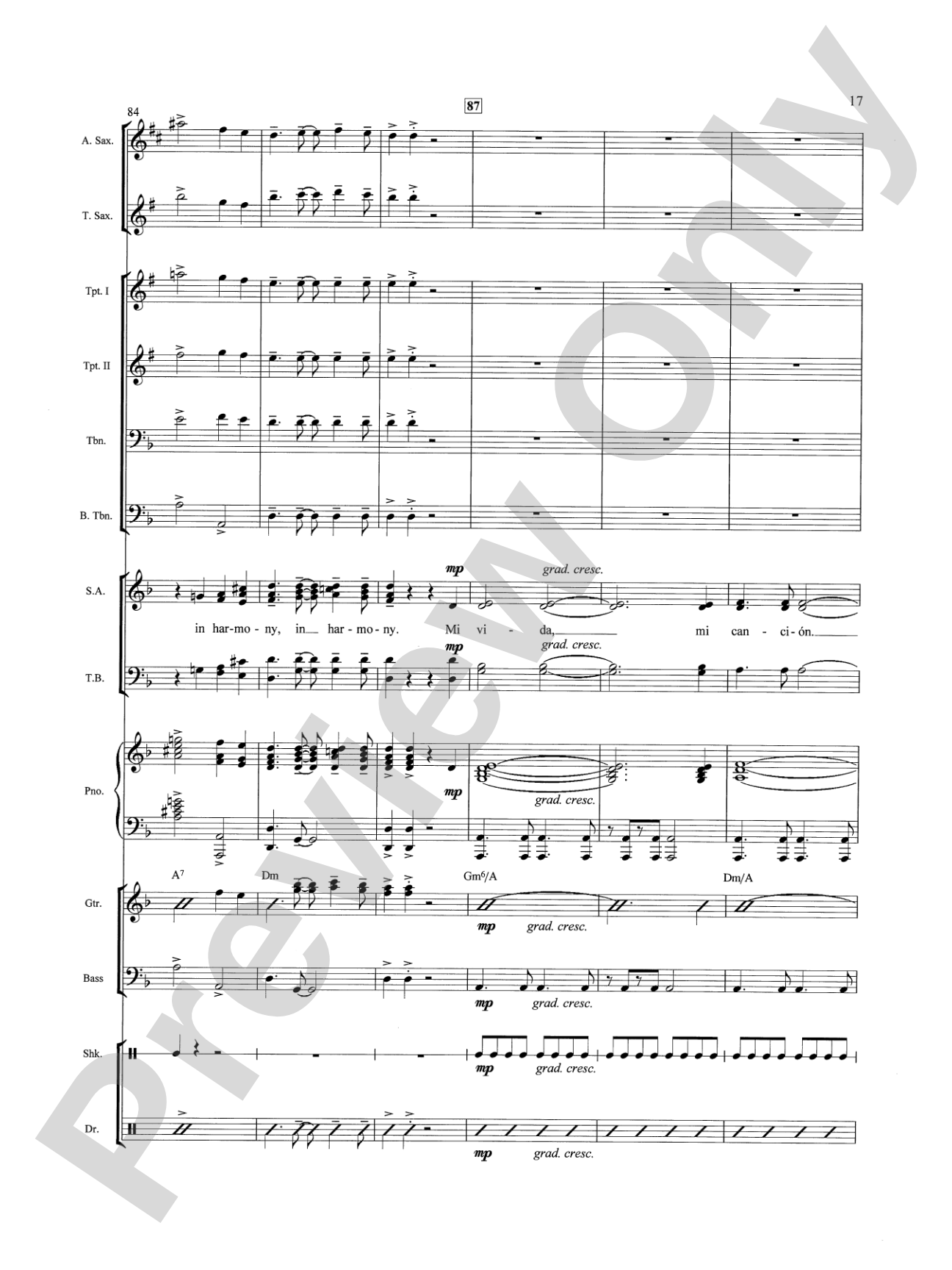 Mi Vida, Mi Canción (My Life, My Song): Choral SoundPax