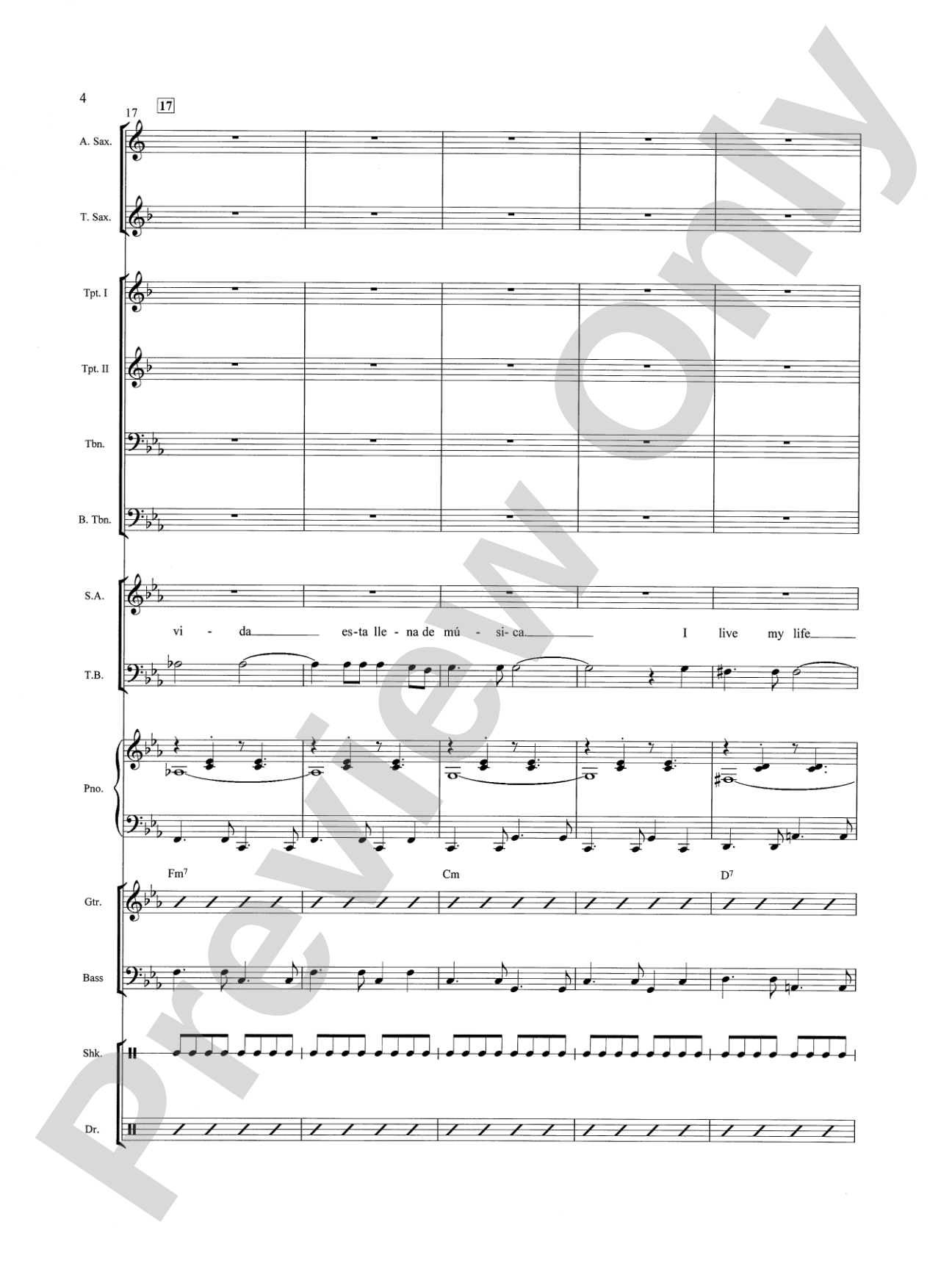 Mi Vida, Mi Canción (My Life, My Song): Choral SoundPax
