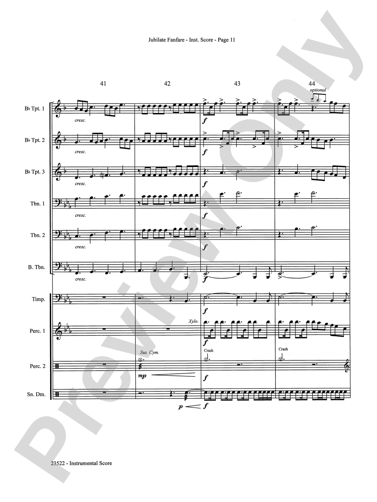 Jubilate Fanfare: Choral Octavo InstruPax