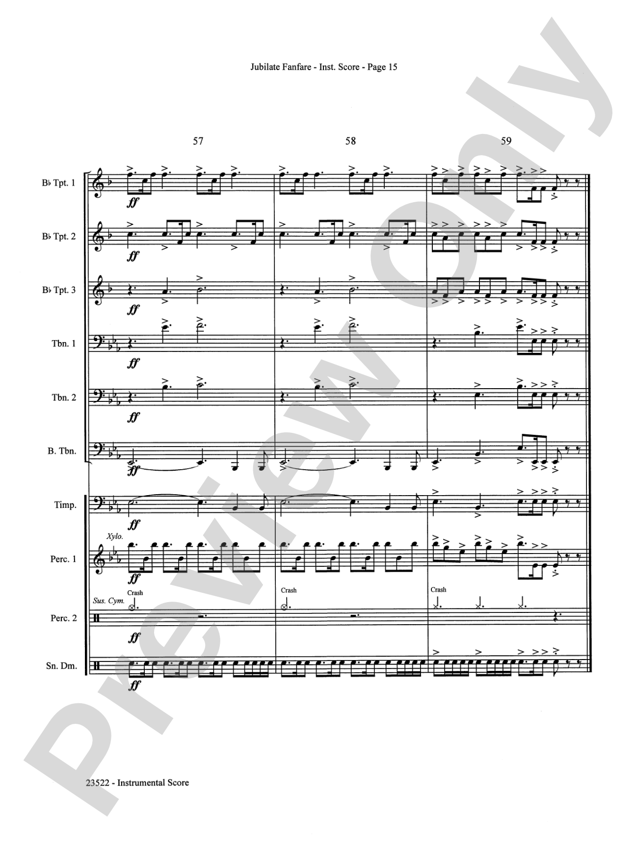 Jubilate Fanfare: Choral Octavo InstruPax