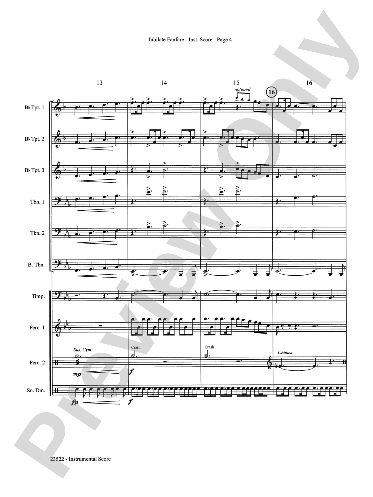 Jubilate Fanfare: Choral Octavo InstruPax