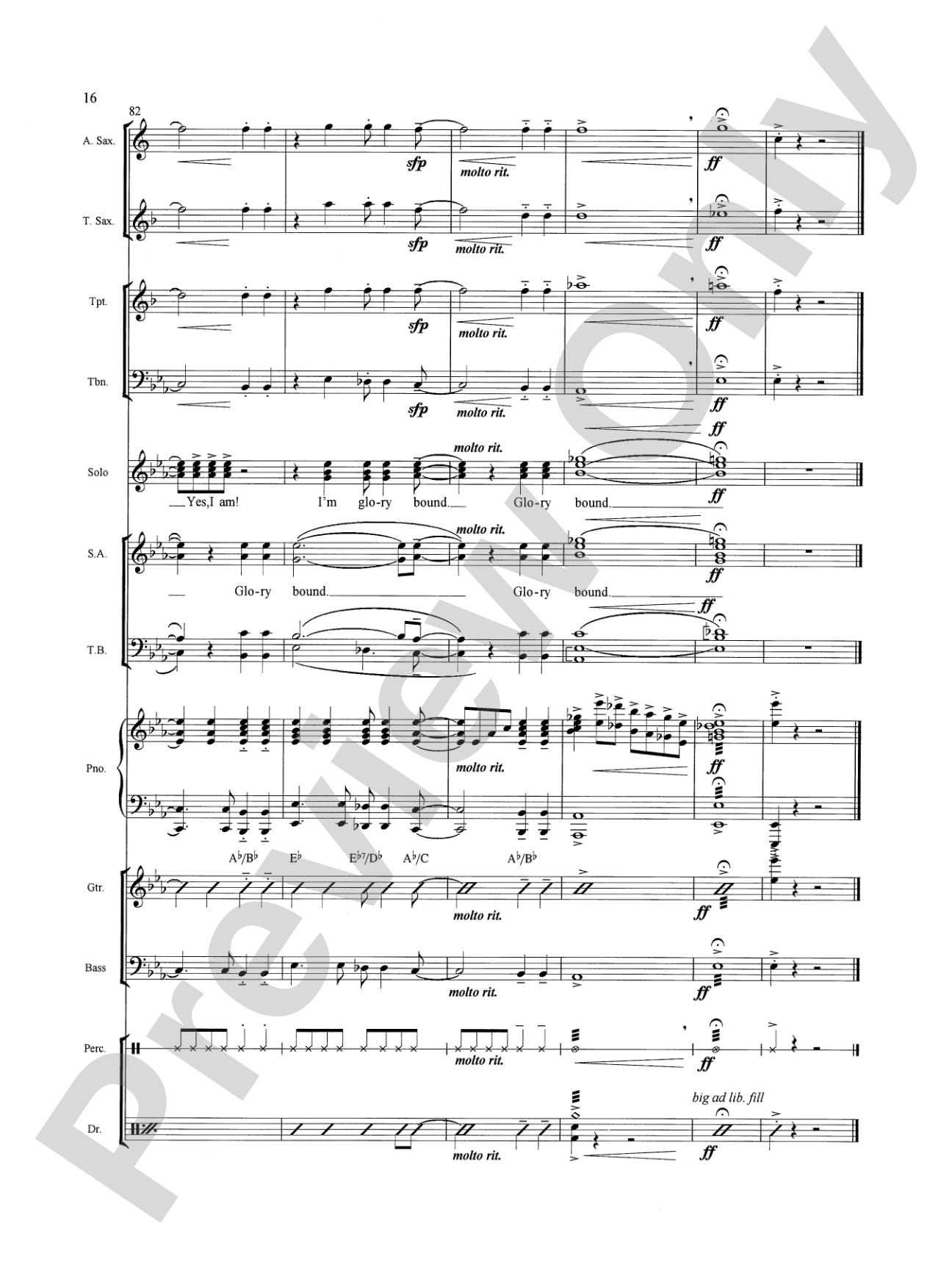 Glory Bound!: Choral SoundPax