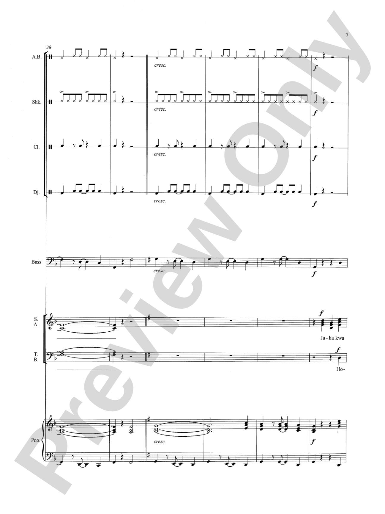 Afrika Kyrie na Sanctus: Choral SoundPax