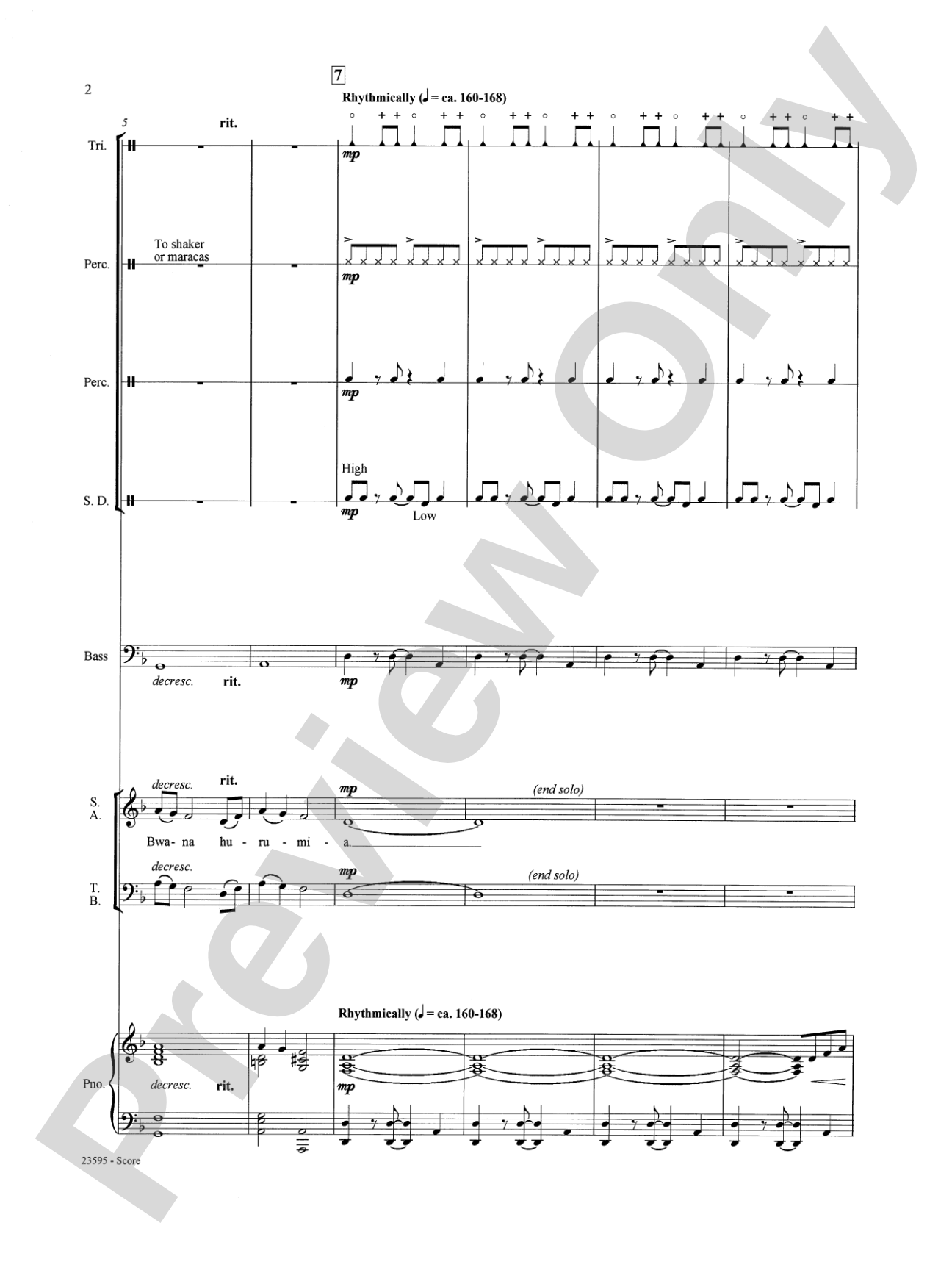 Afrika Kyrie na Sanctus: Choral SoundPax