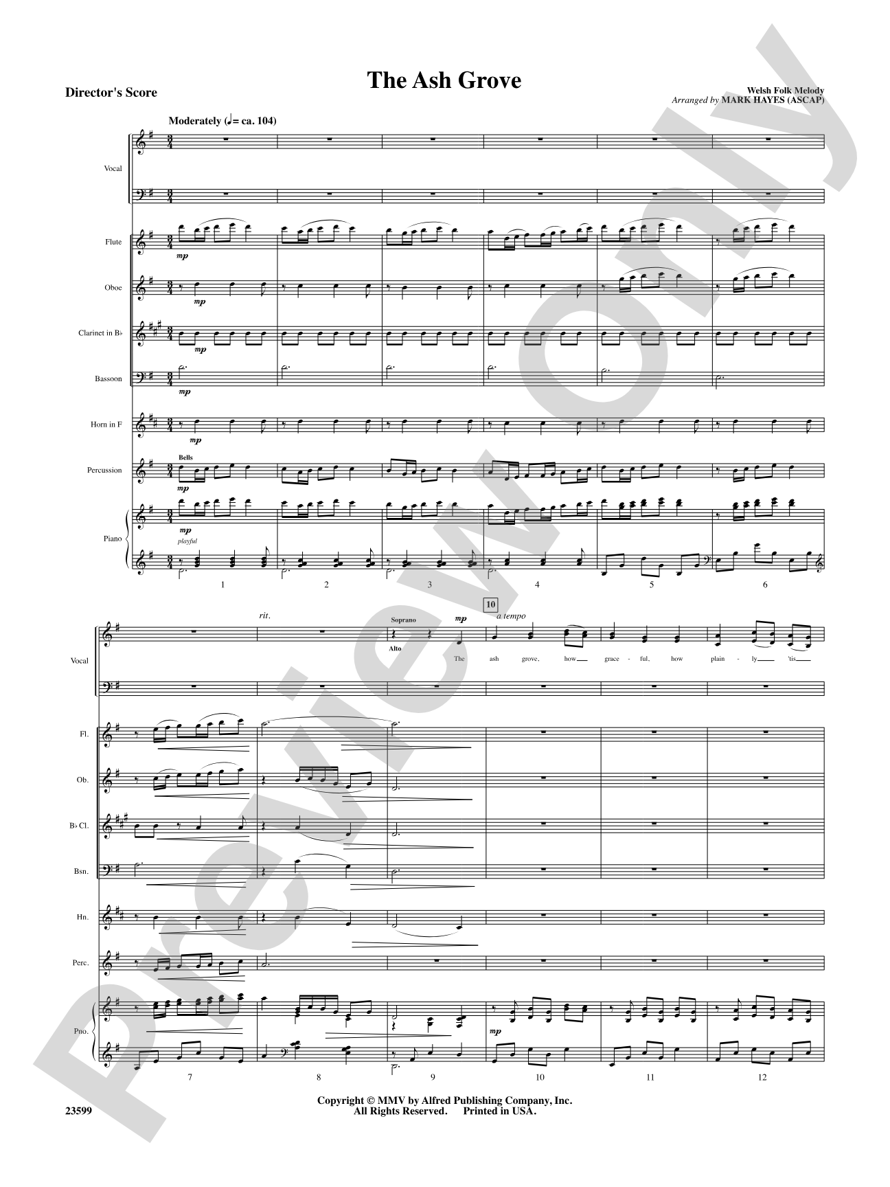 The Ash Grove: Choral SoundPax