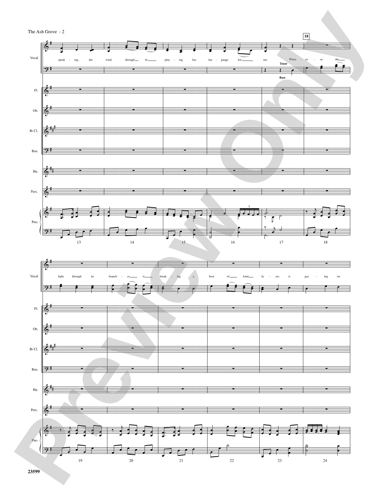 The Ash Grove: Choral SoundPax