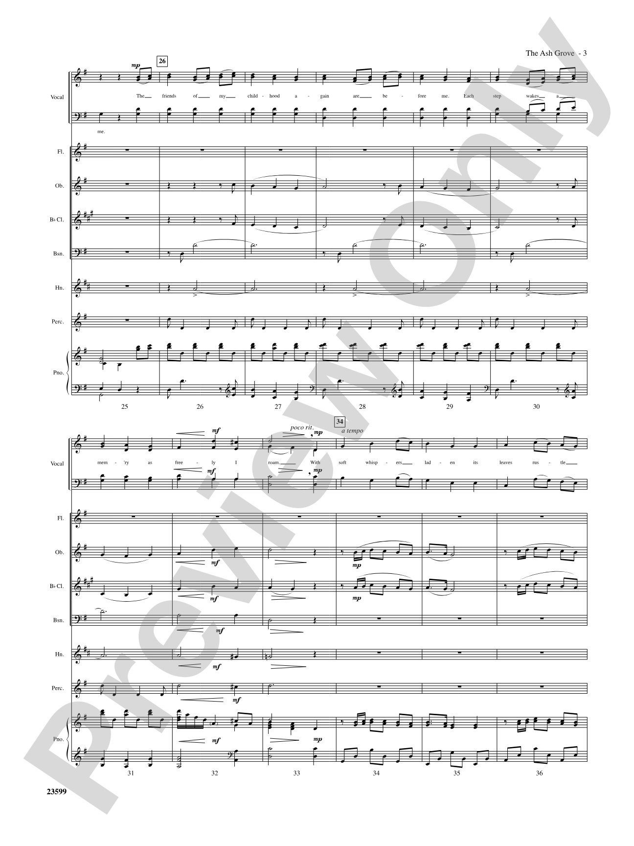 The Ash Grove: Choral SoundPax